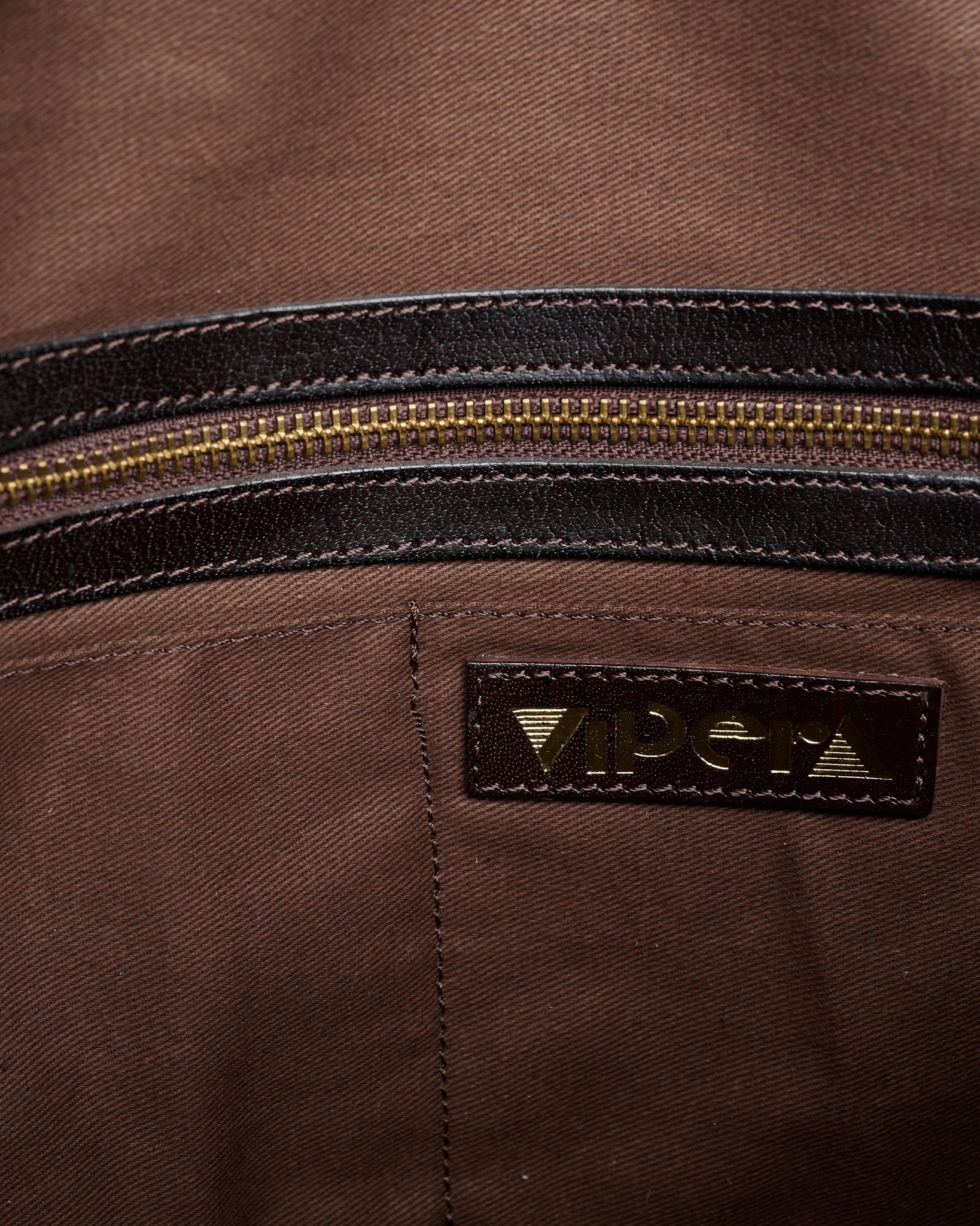 Borsa in pelle intrecciata Vipera