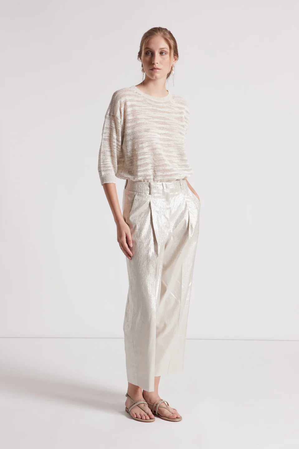 Maglia con apertura dietro la schiena Peserico