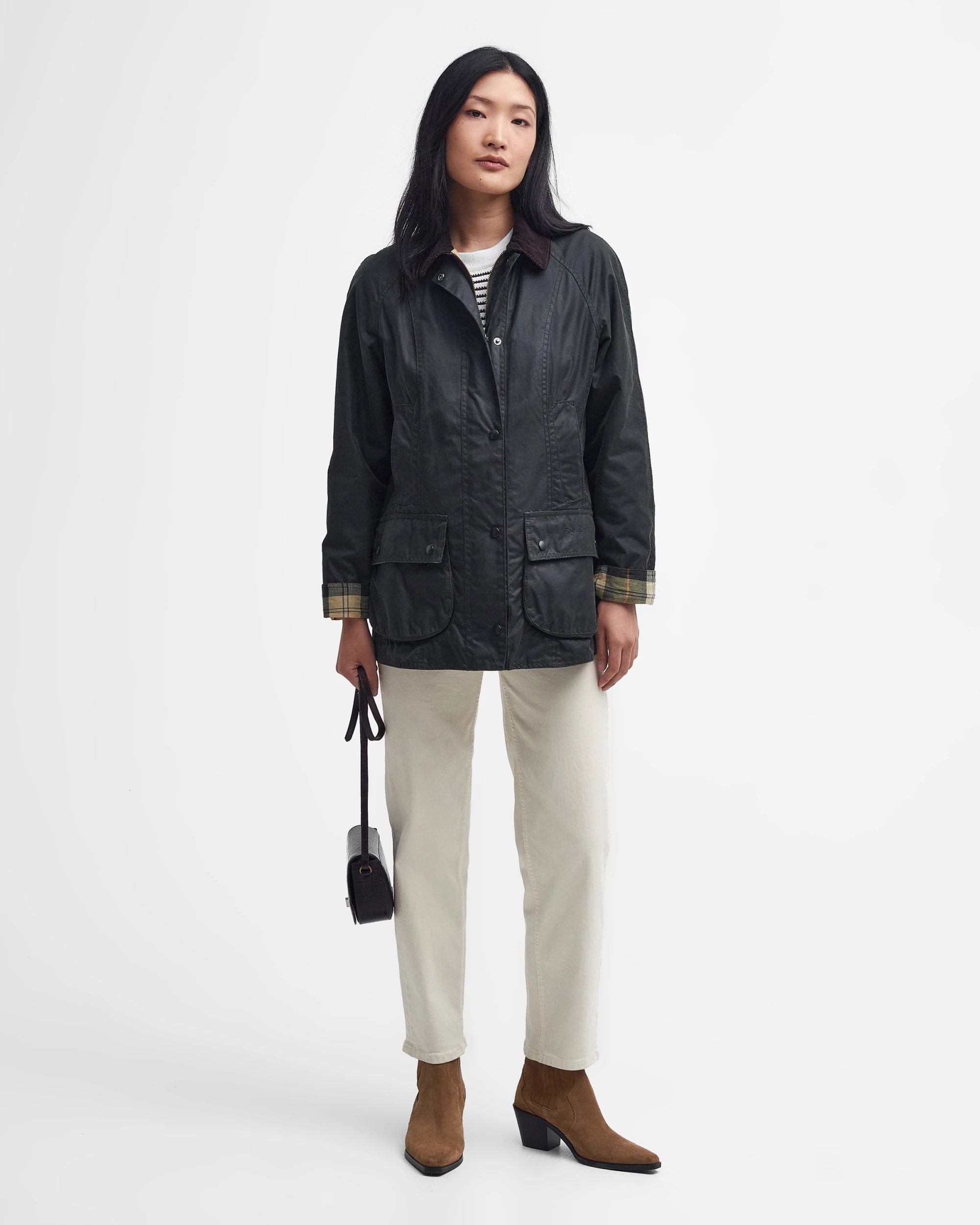 Giacca classic Beadnell sage Barbour