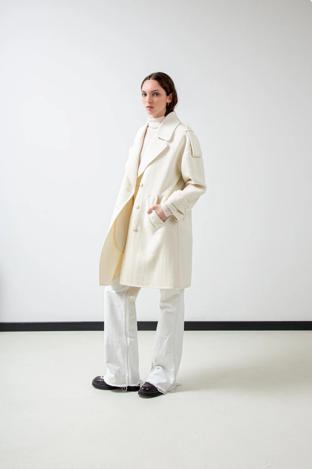 Cappotto con gilet Paltò
