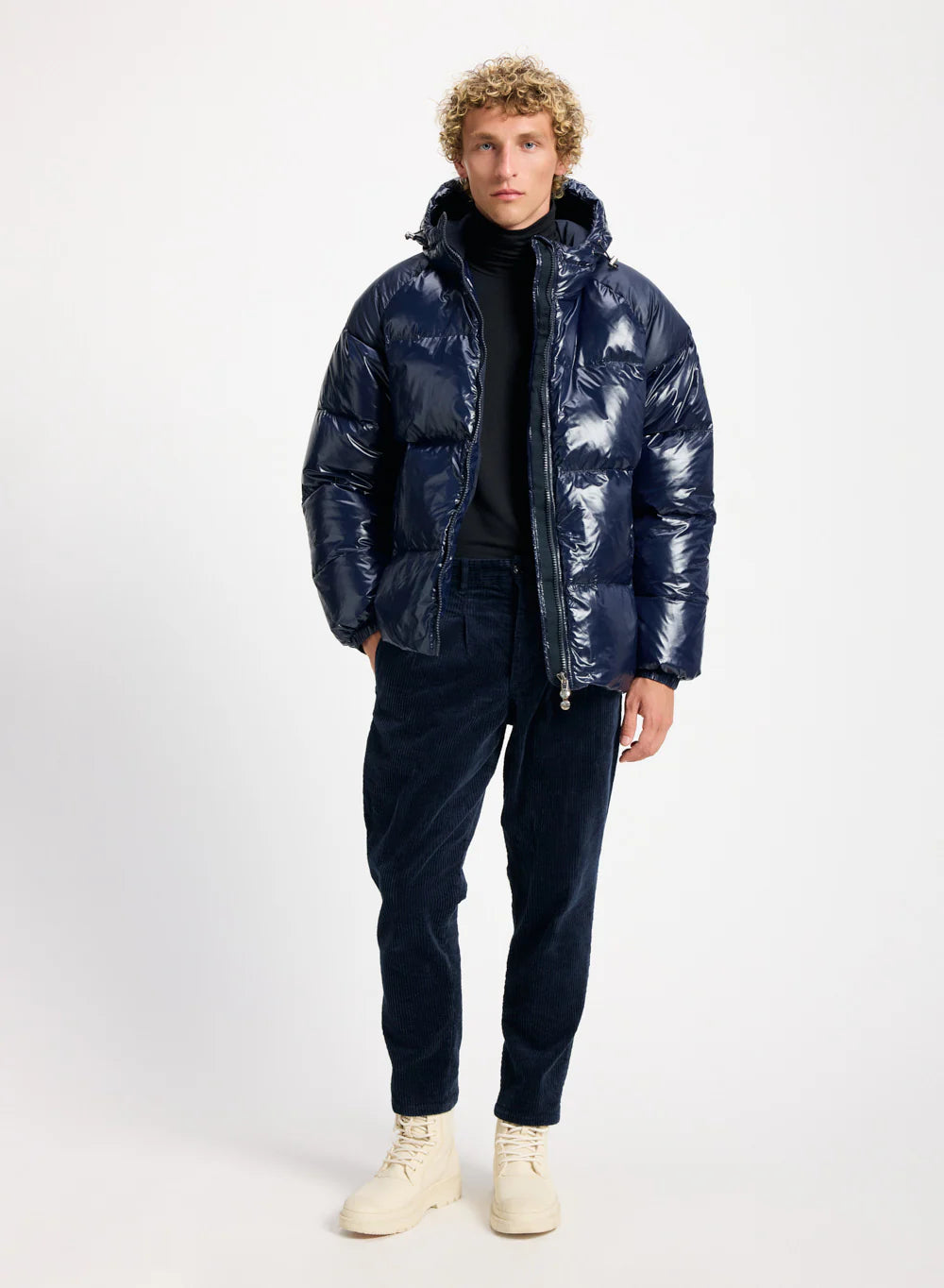 Piumino sten blu unisex Pyrenex