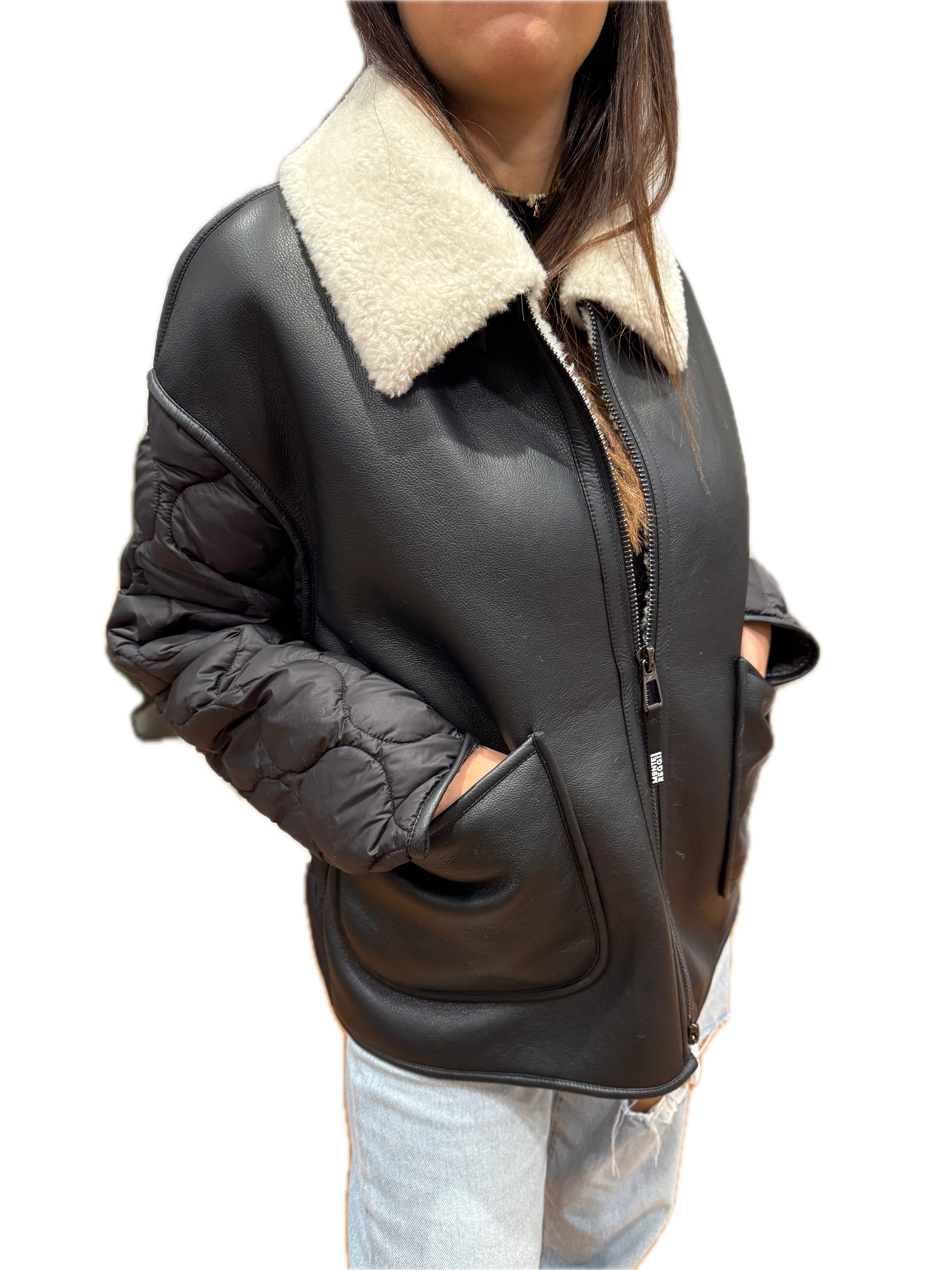 Giacca in pelle Montereggi