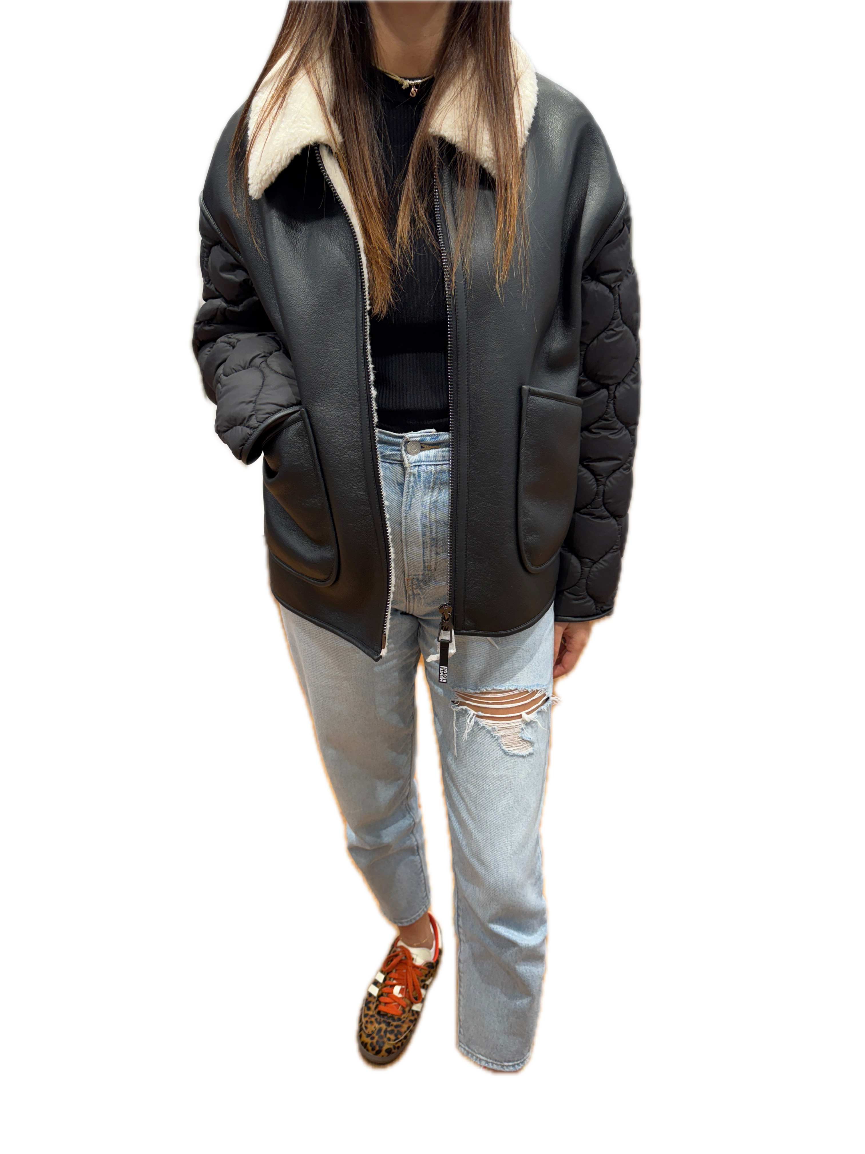 Giacca in pelle Montereggi