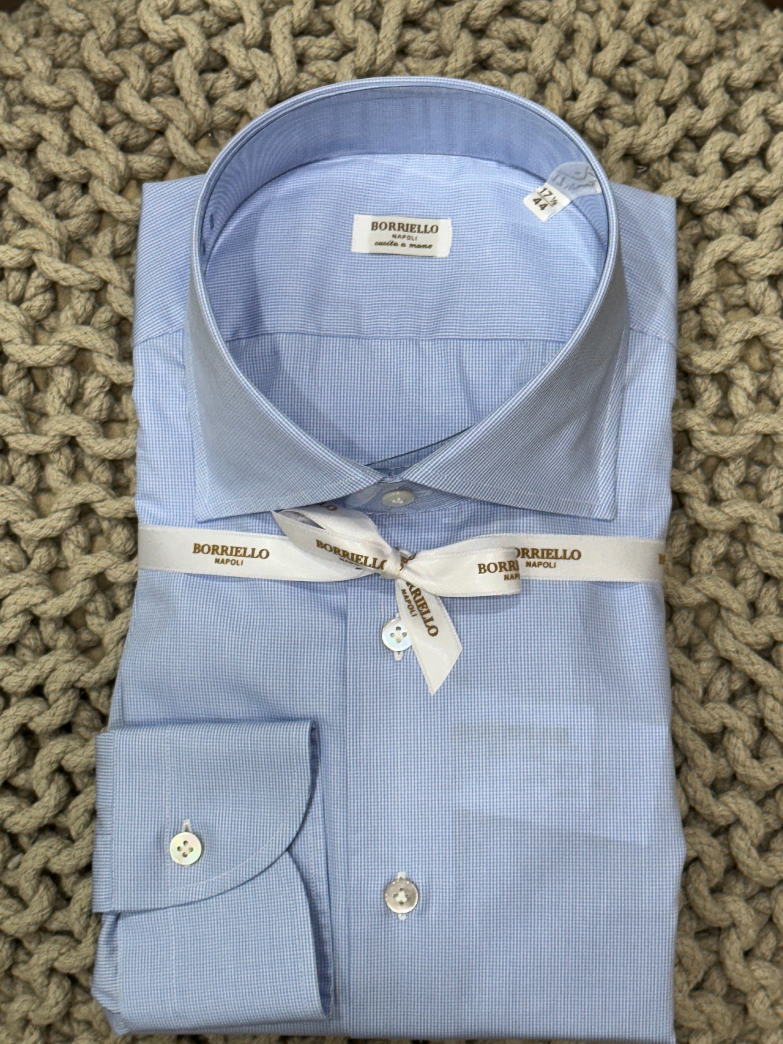 Camicia Borriello micro scacchettino