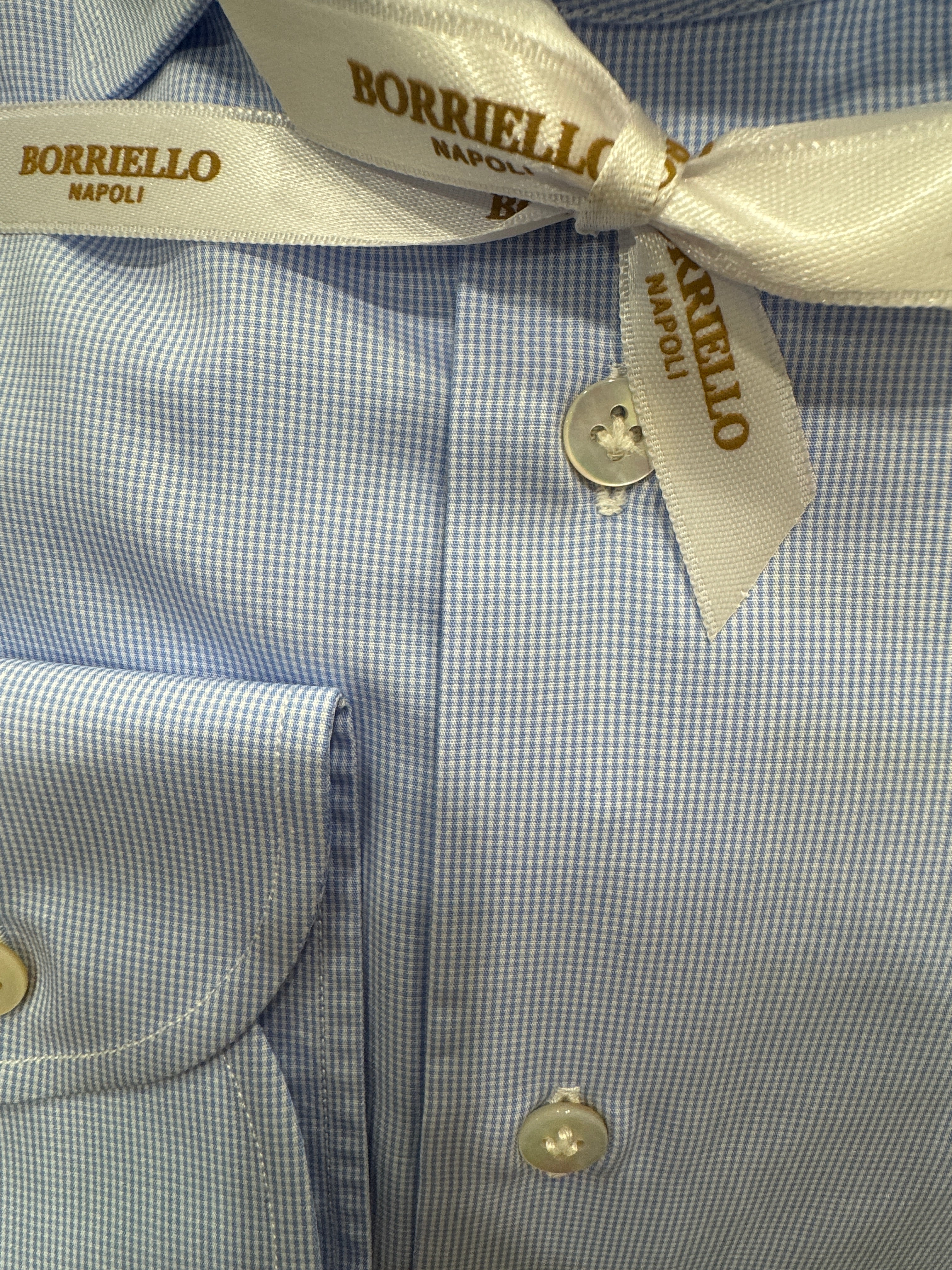 Camicia Borriello micro scacchettino