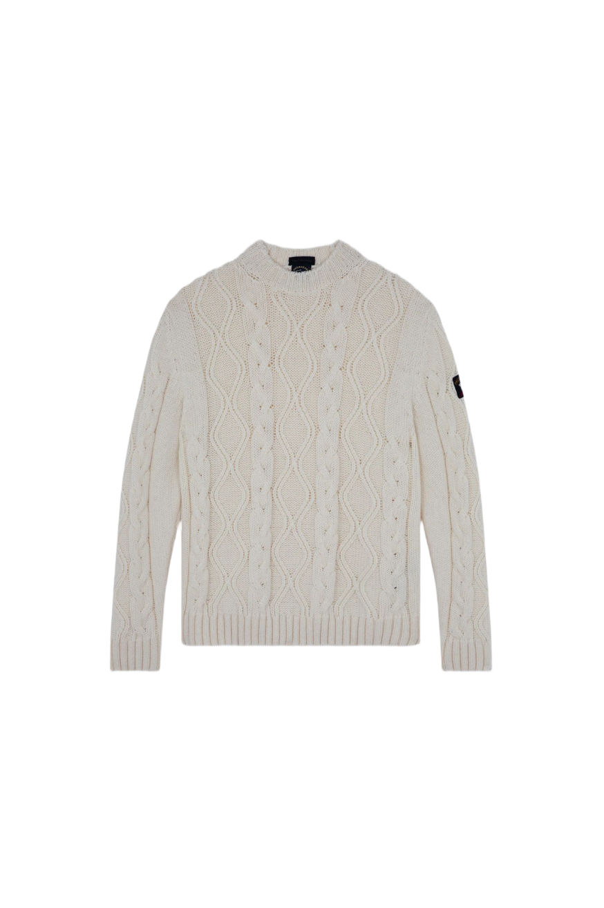 Maglia a treccia in lana Paul&Shark