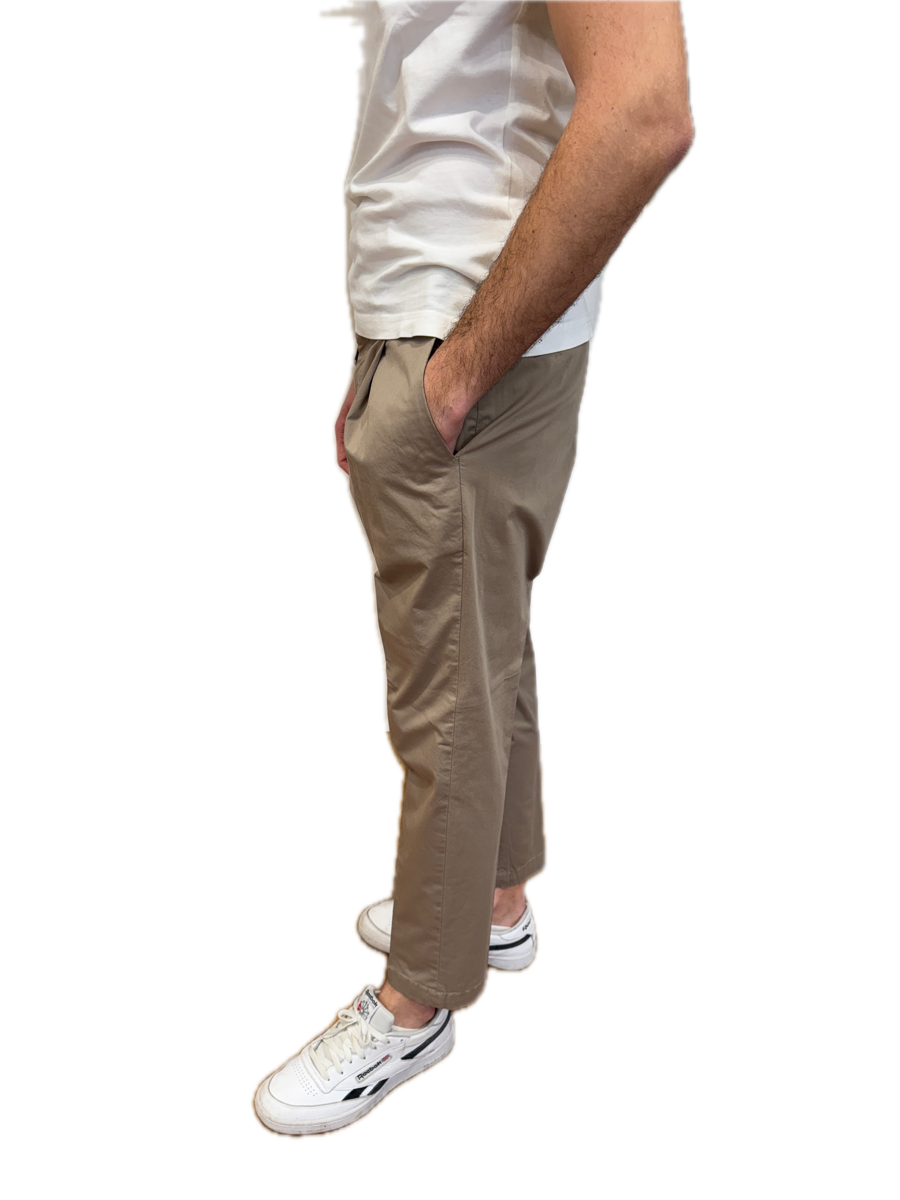 Pantalone Briglia cotone sabbia