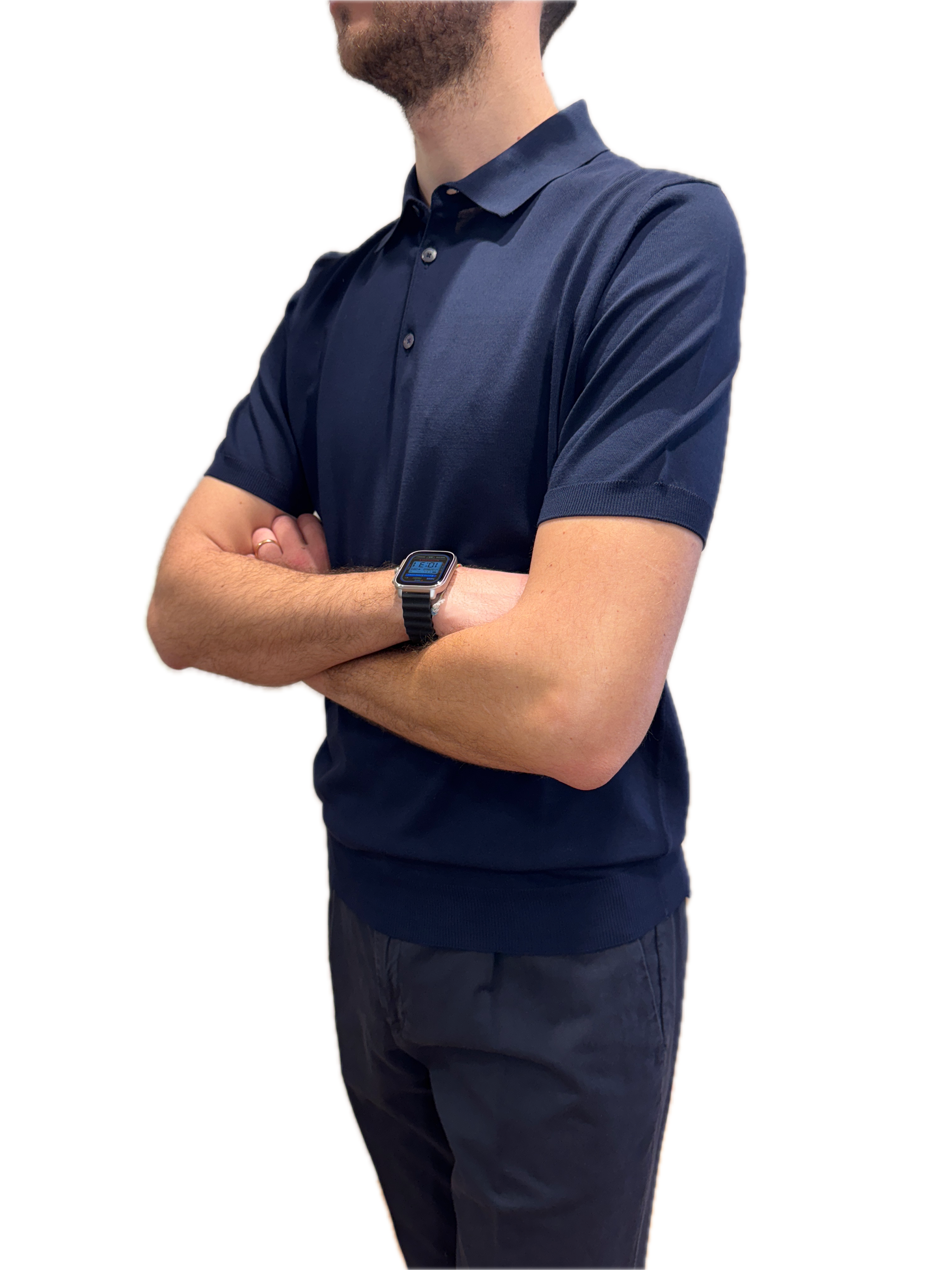 Polo blu Francesco Paci