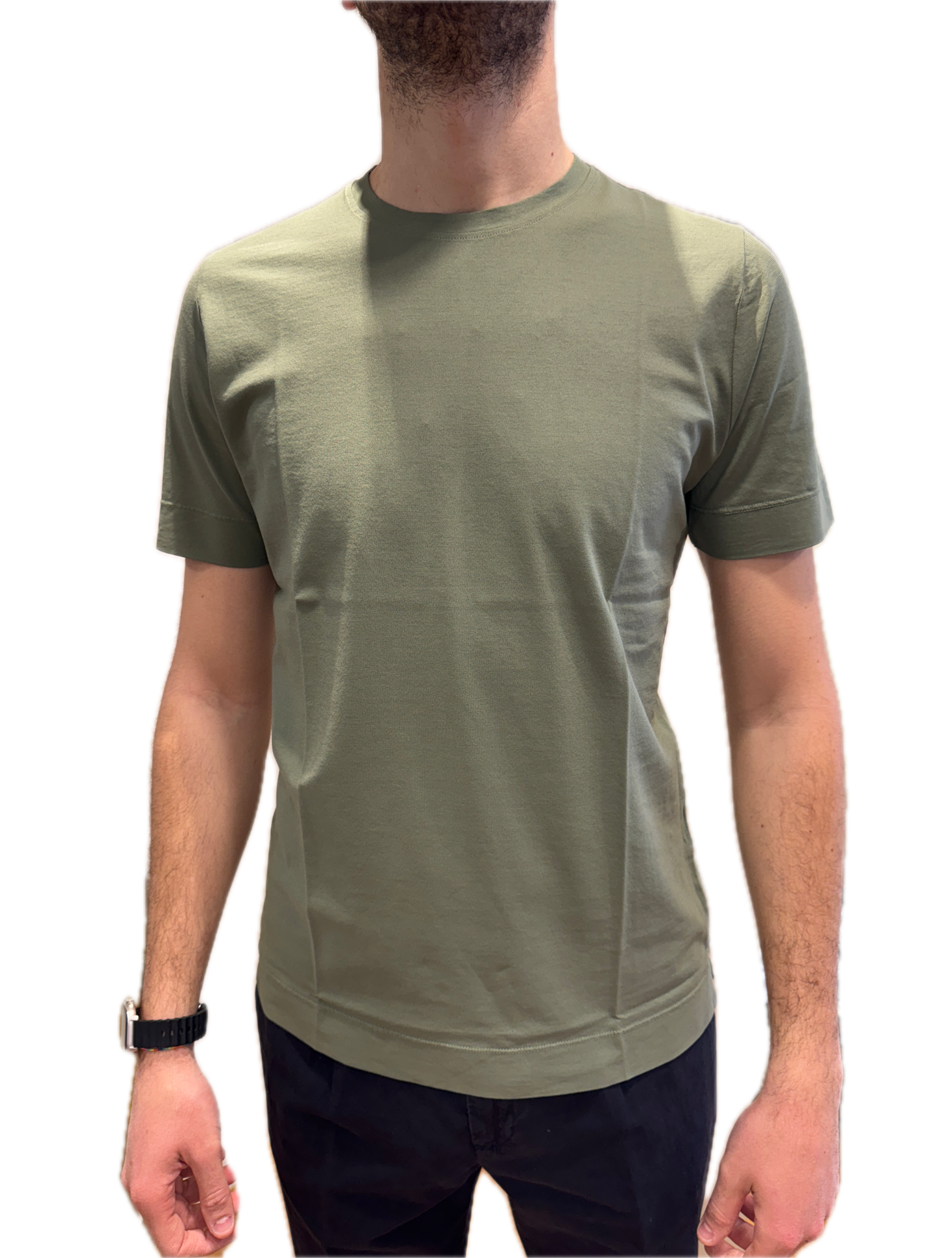 T-shirt verde Francesco Paci
