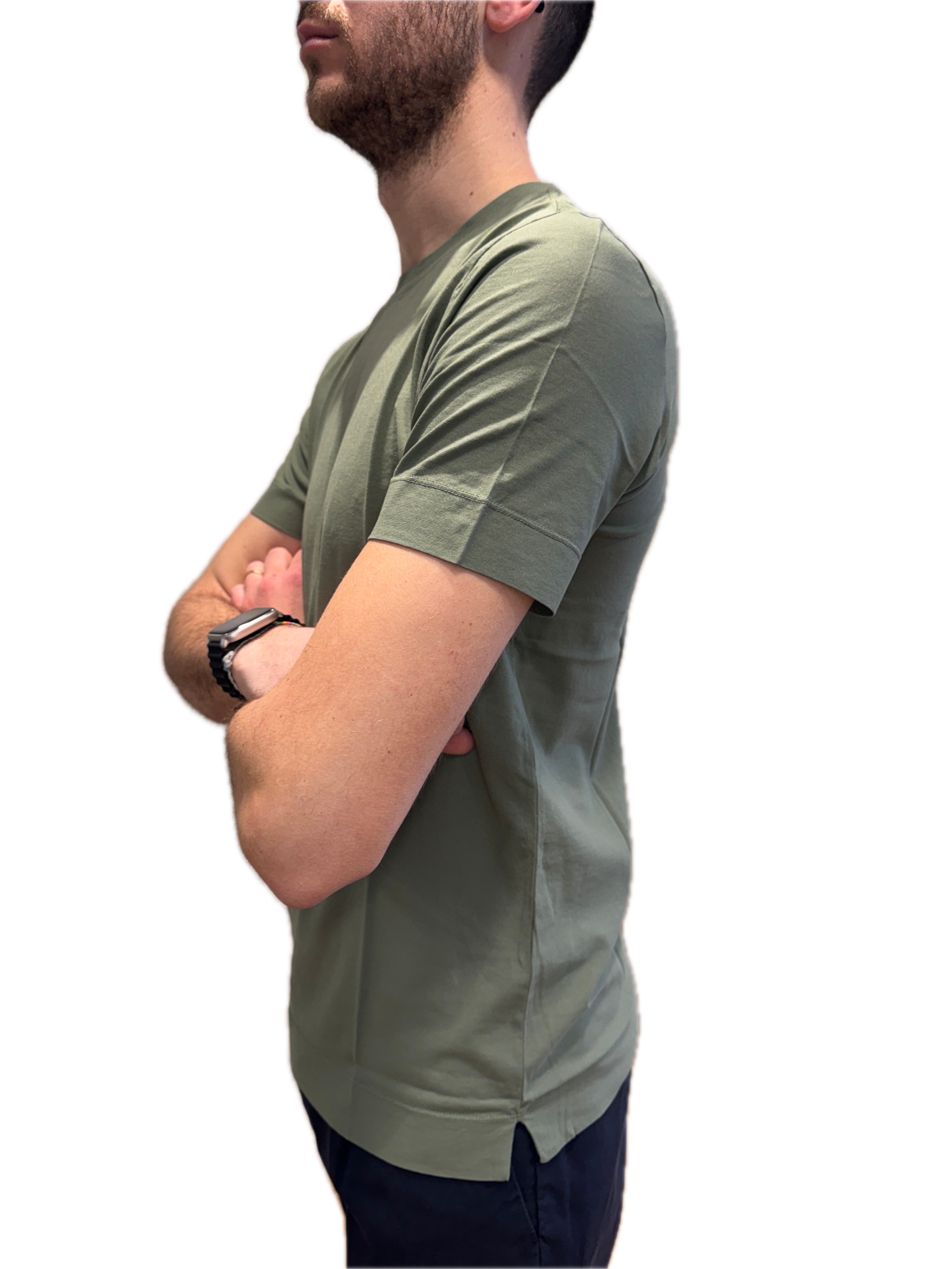 T-shirt verde Francesco Paci