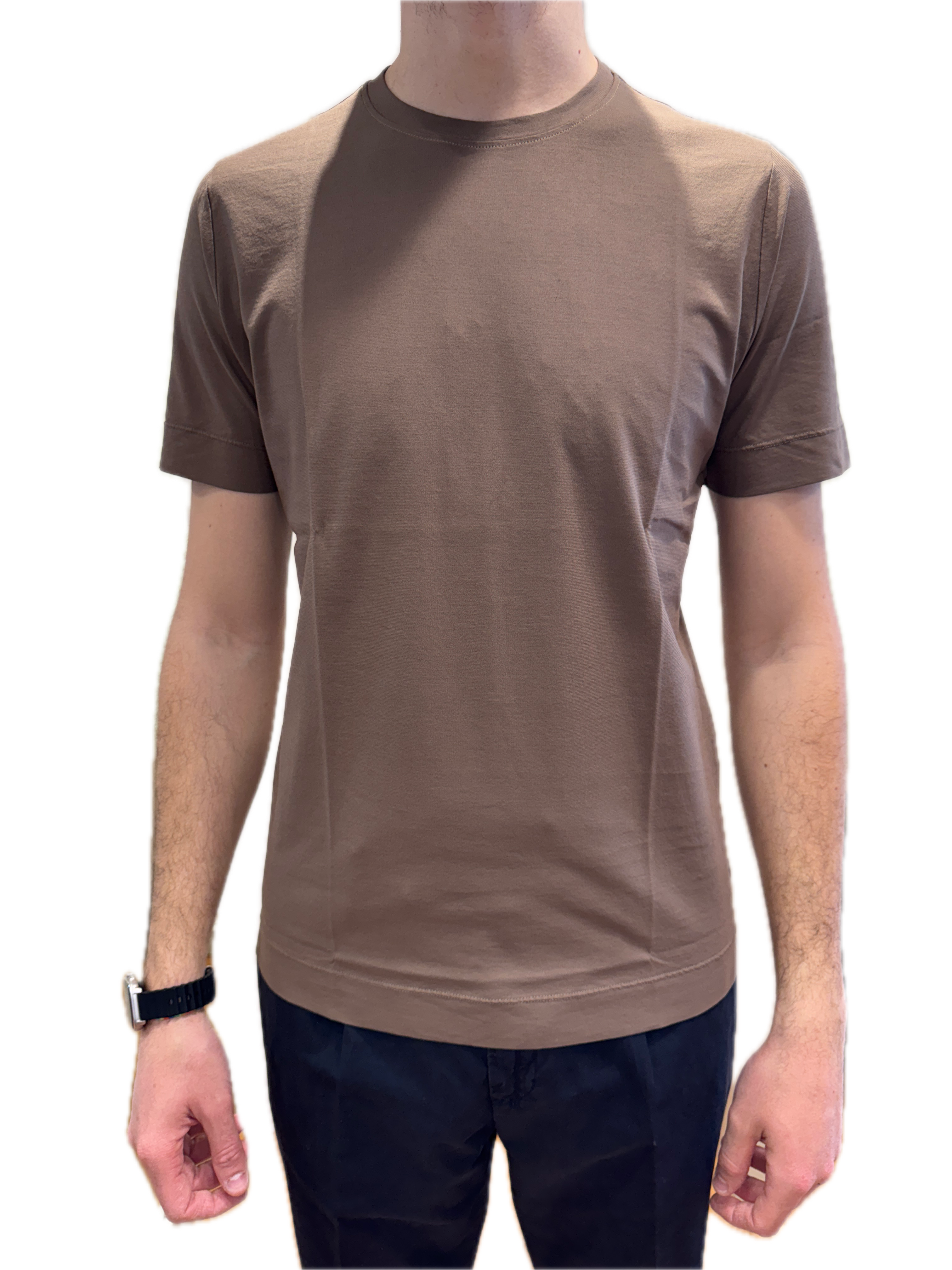 T-shirt marrone Francesco Paci