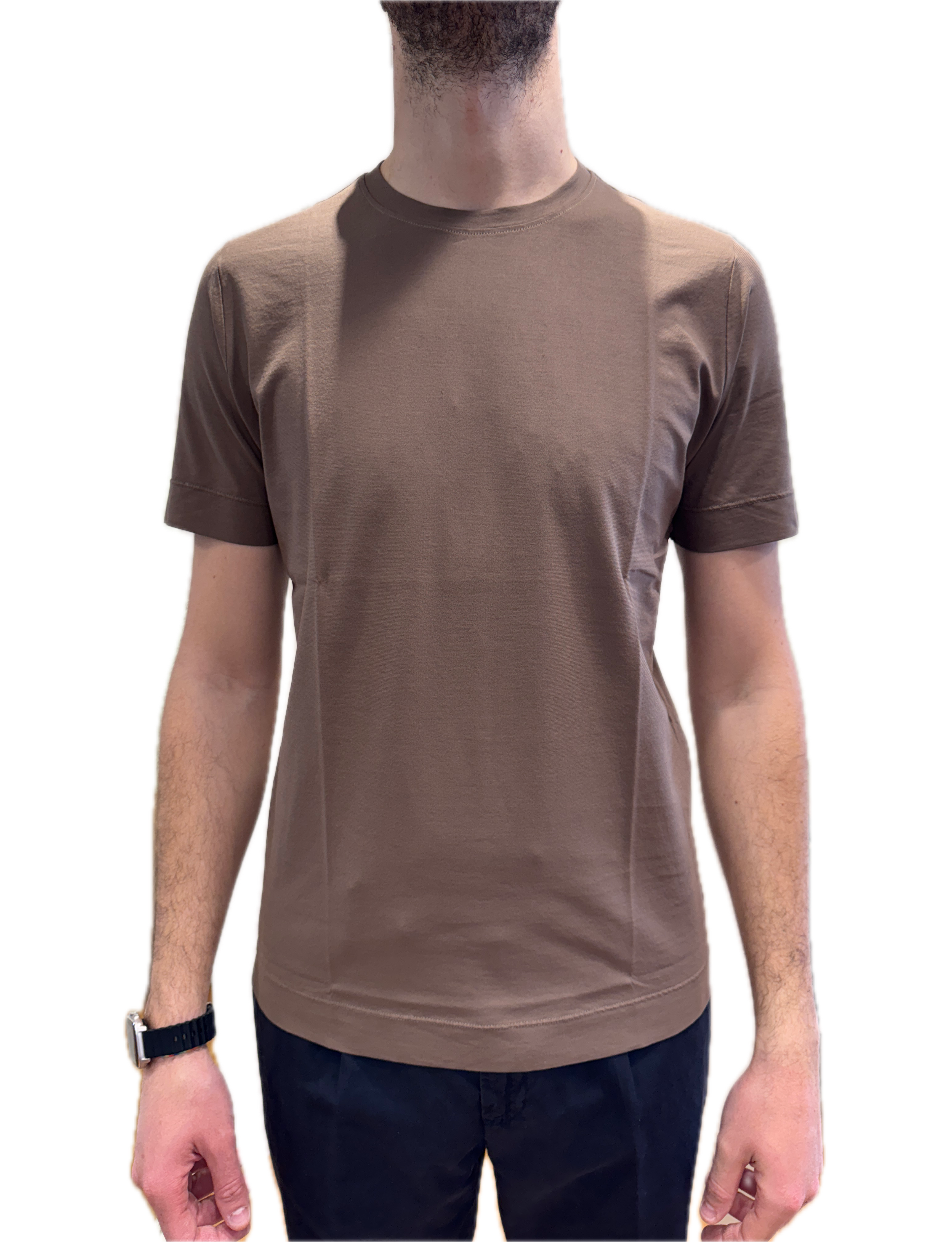 T-shirt marrone Francesco Paci