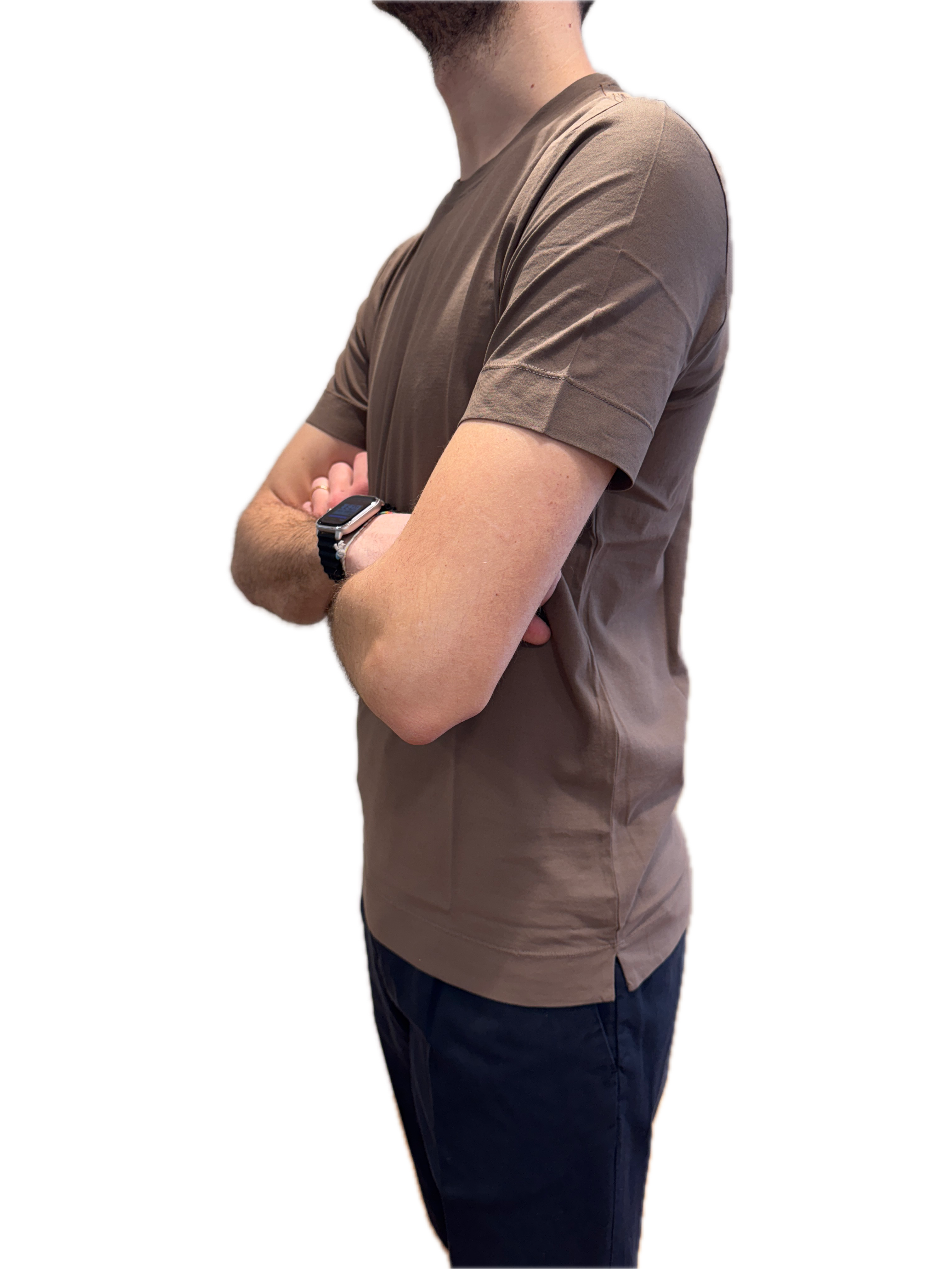 T-shirt marrone Francesco Paci