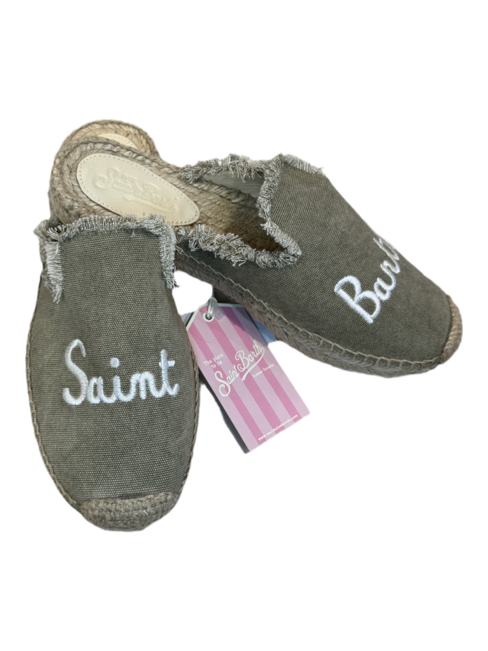 Espadrillas verde salvia Saint Barth