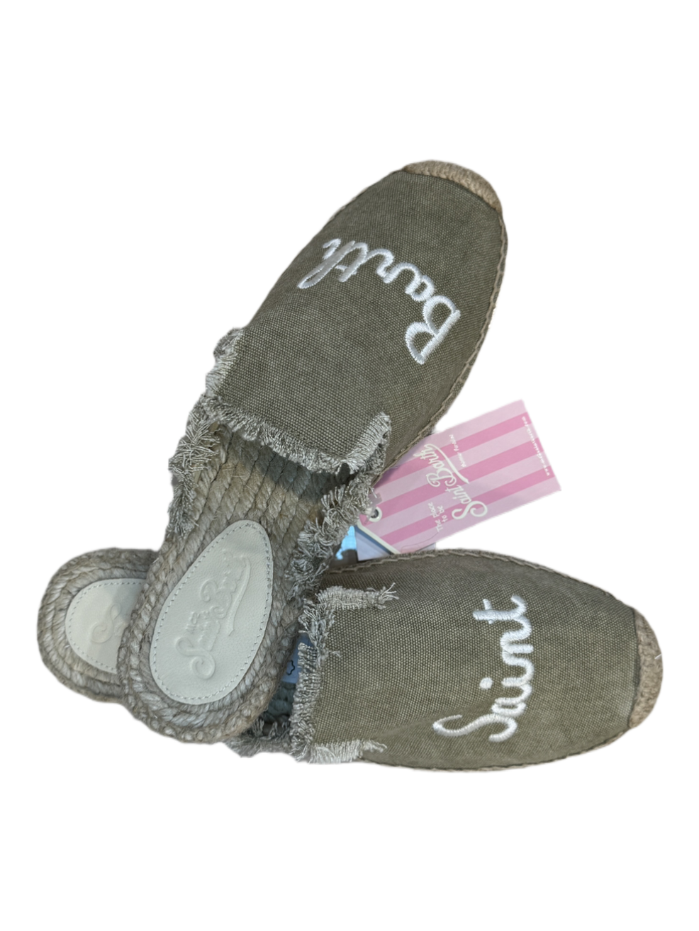 Espadrillas verde salvia Saint Barth