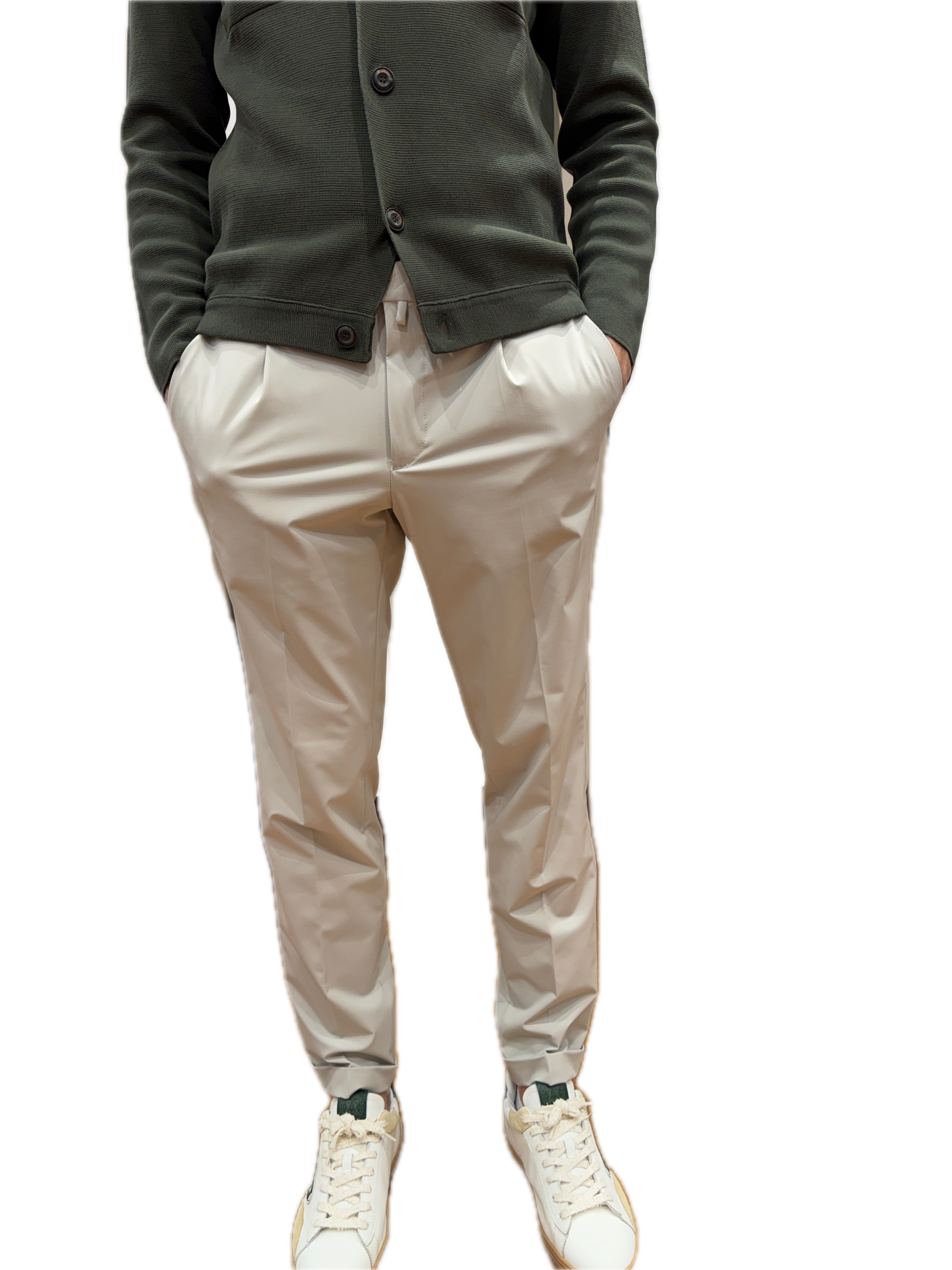 Pantalone Briglia tessuto tecnico leggero