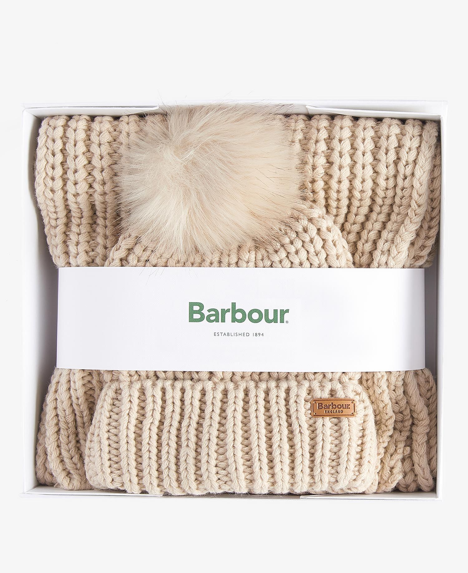 Set sciarpa e cappello Barbour