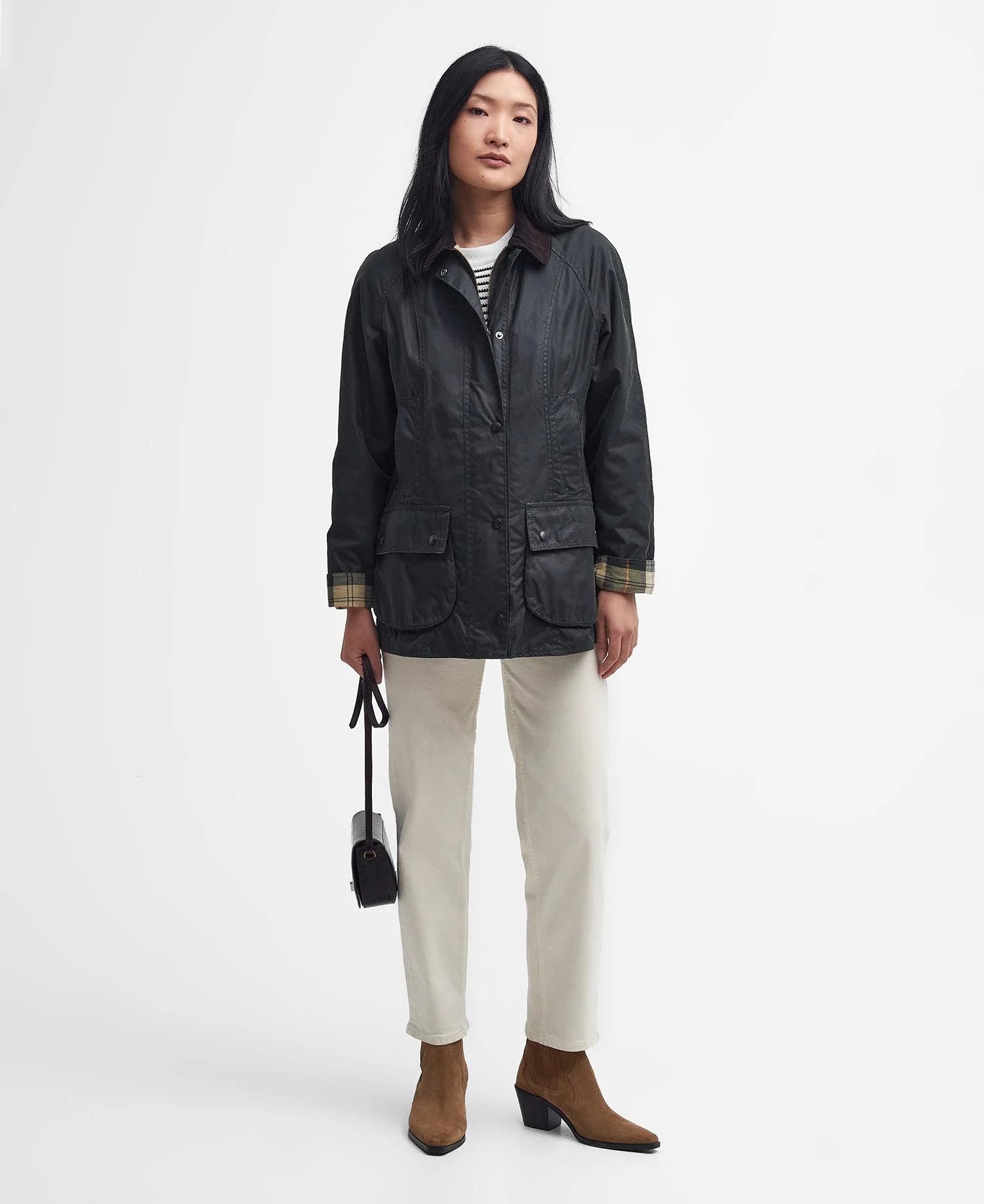 Giacca classic Beadnell sage Barbour