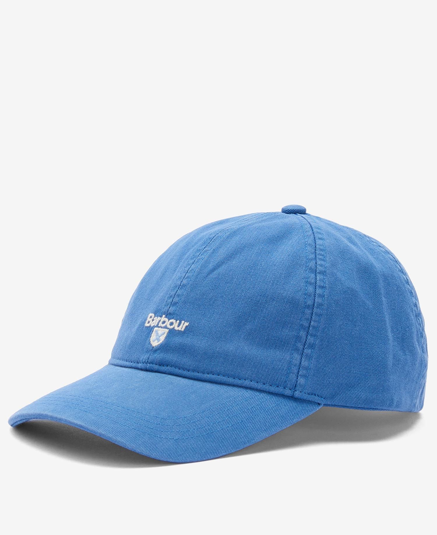 Cappello con visiera blu Barbour