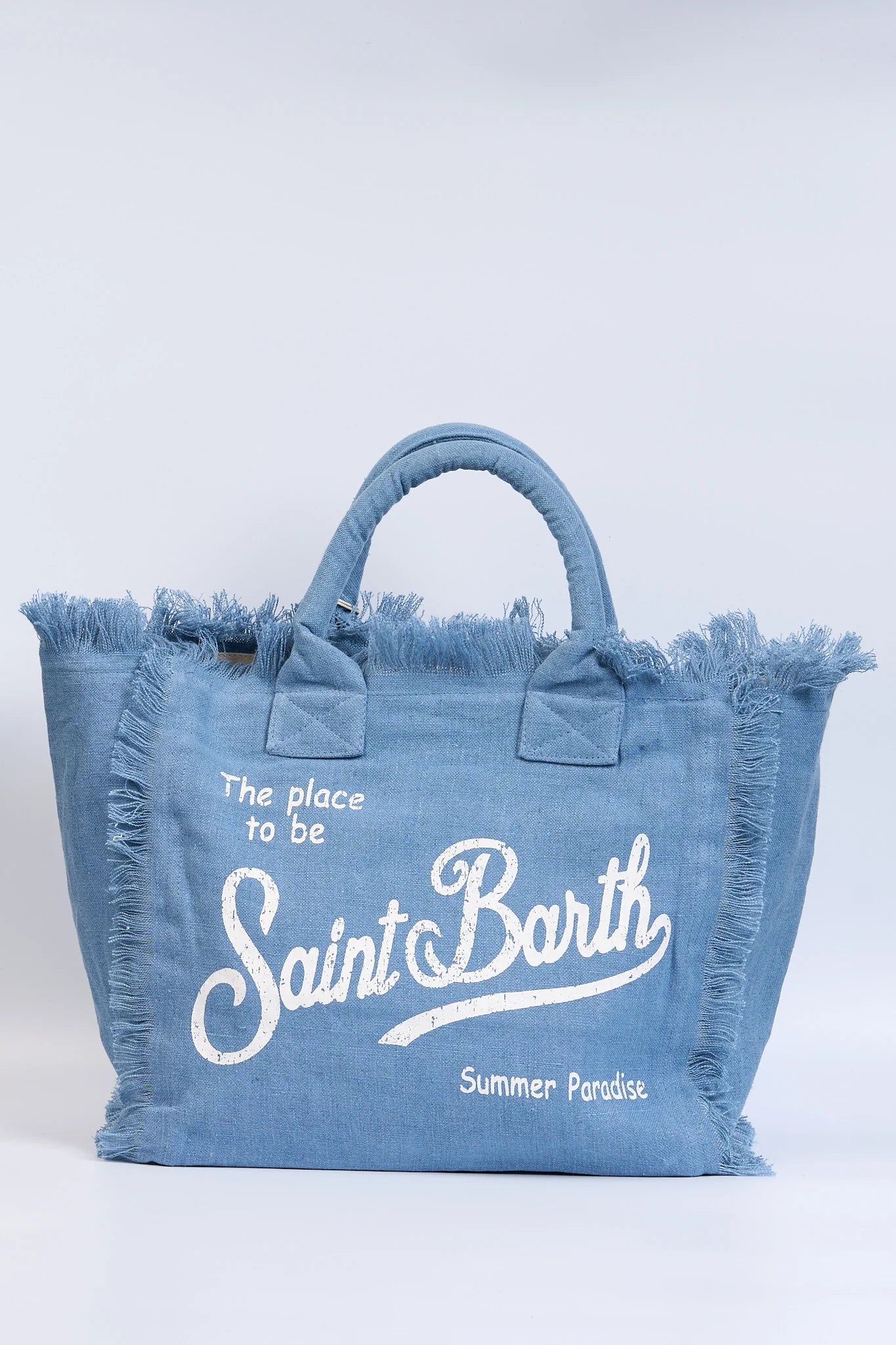 Borsa Vanity linen Saint Barth