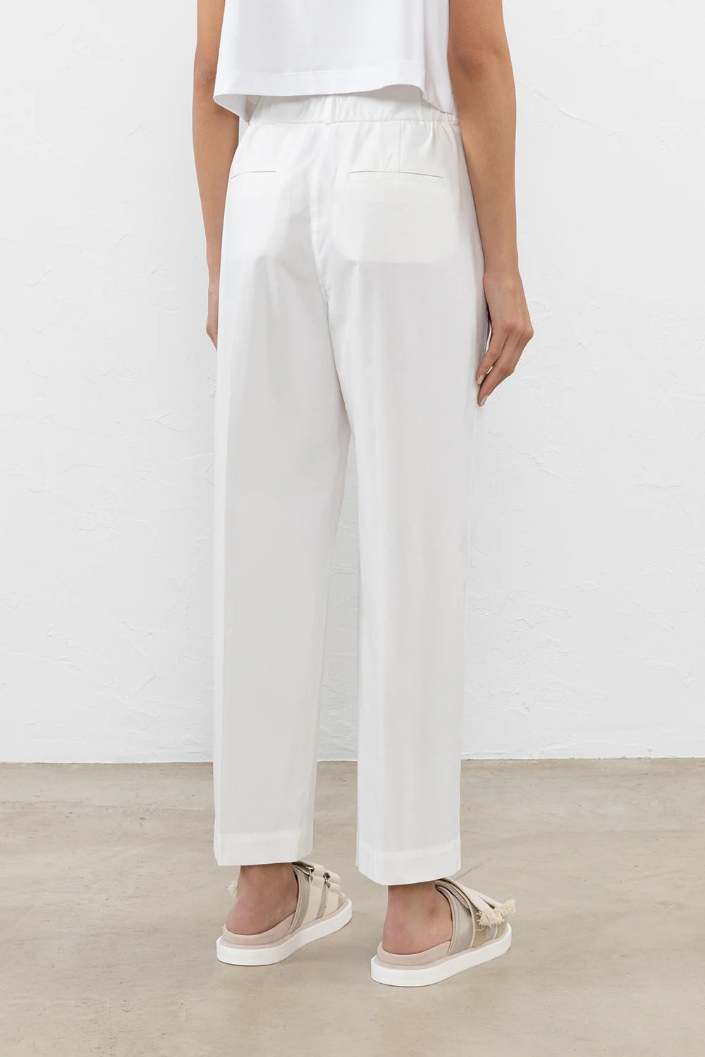 Pantalone in tela di cotone Peserico