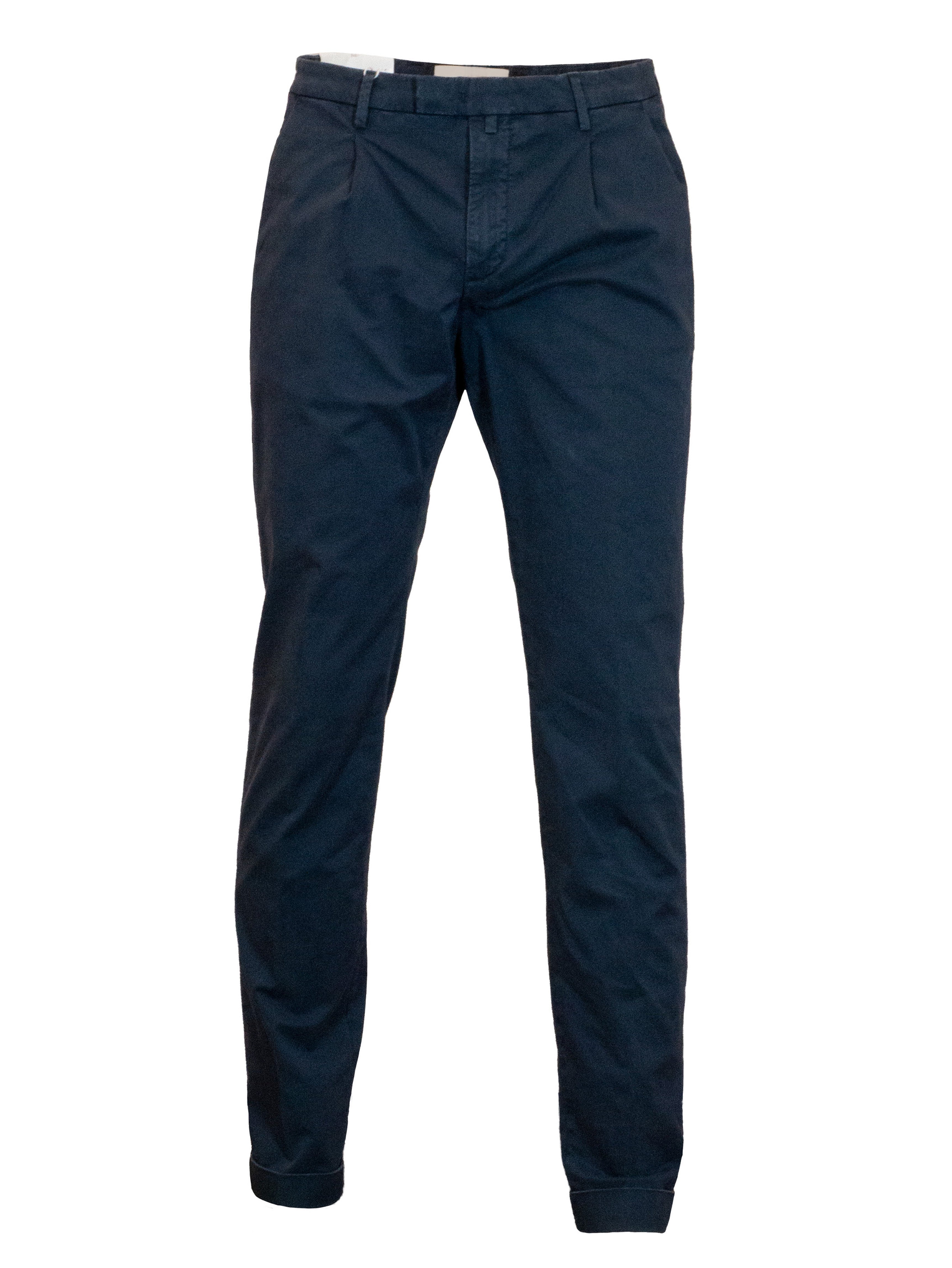 Pantalone Briglia cotone lino blu
