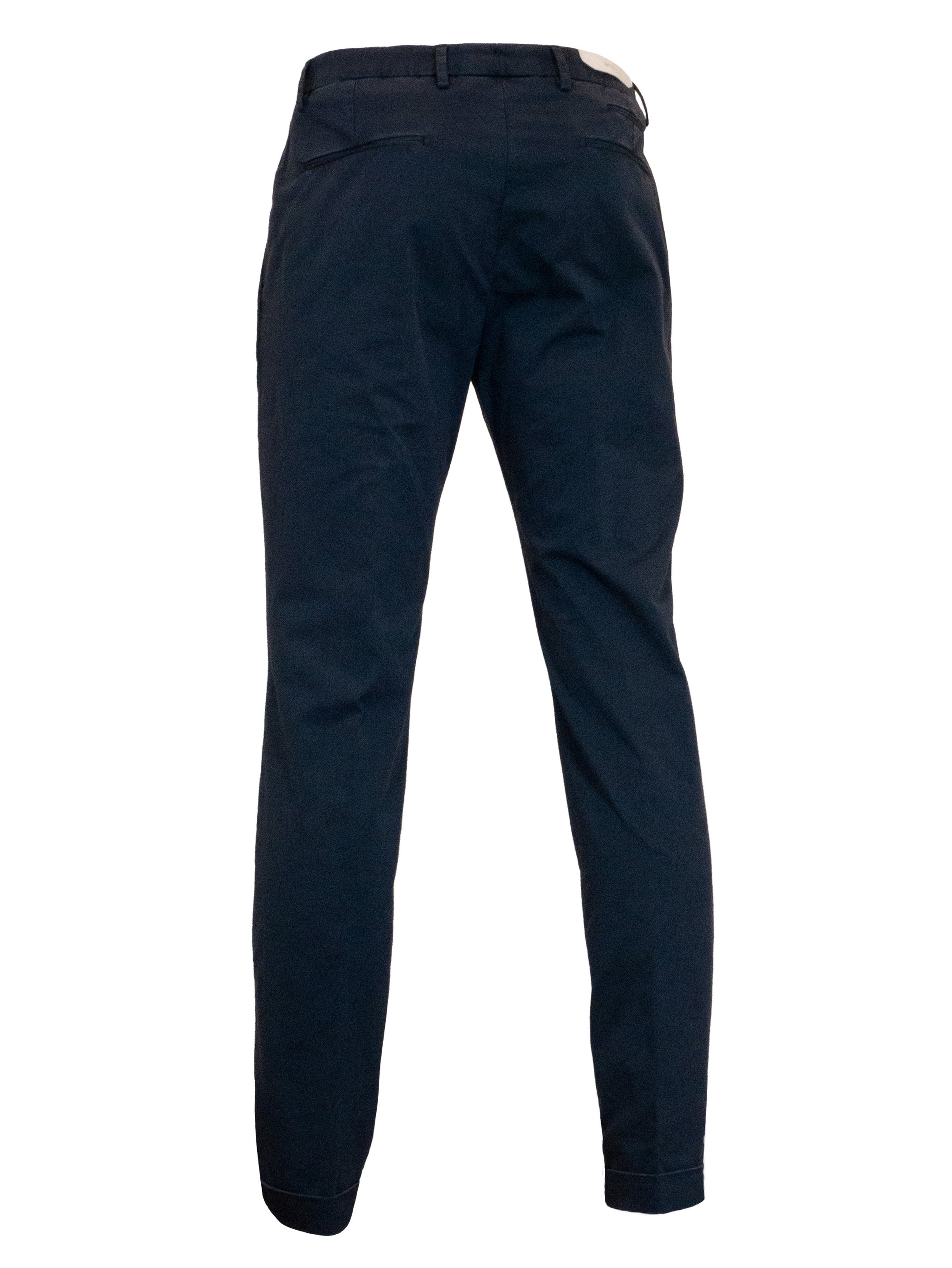 Pantalone Briglia cotone lino blu