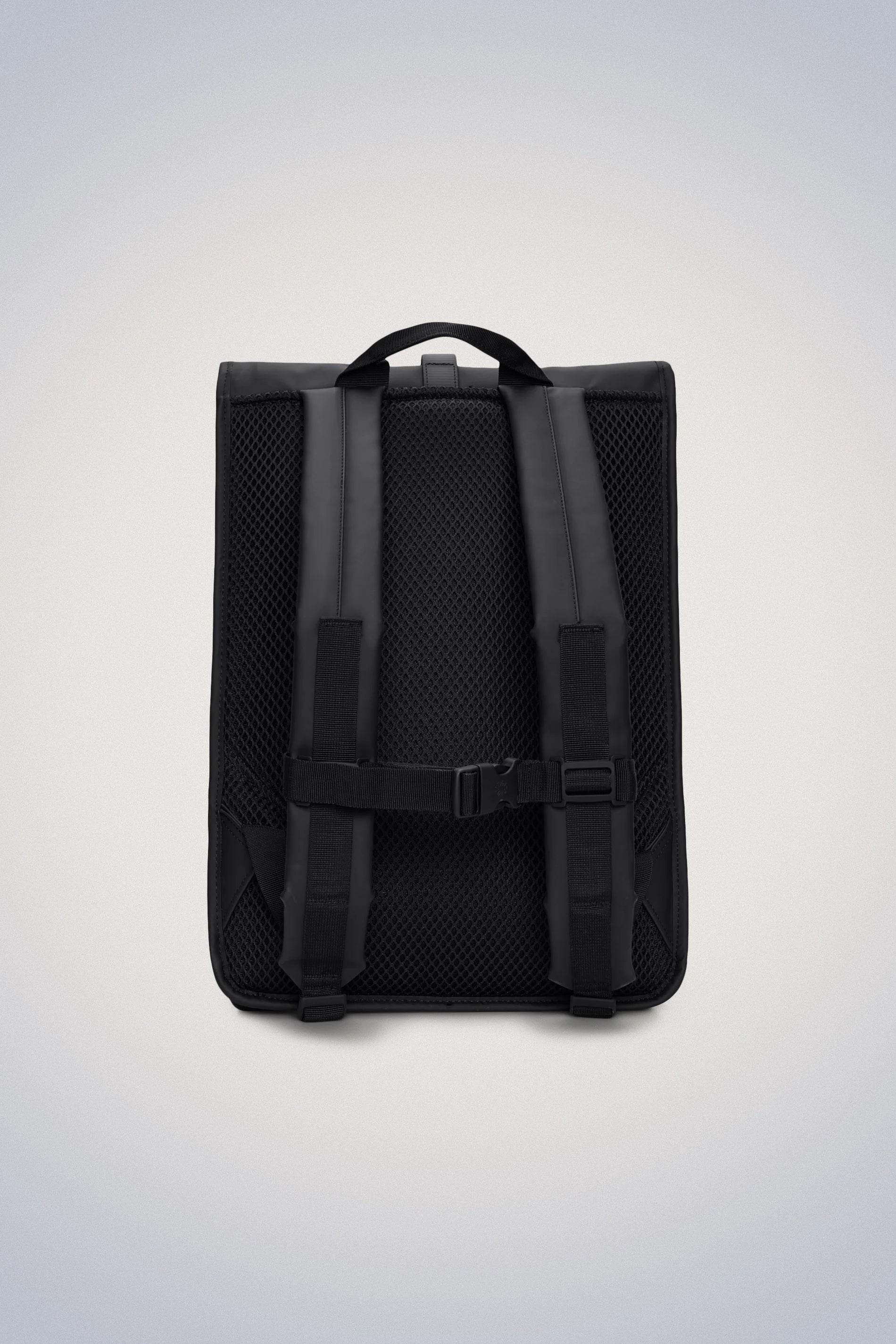 Zaino rolltop rucksack black Rains