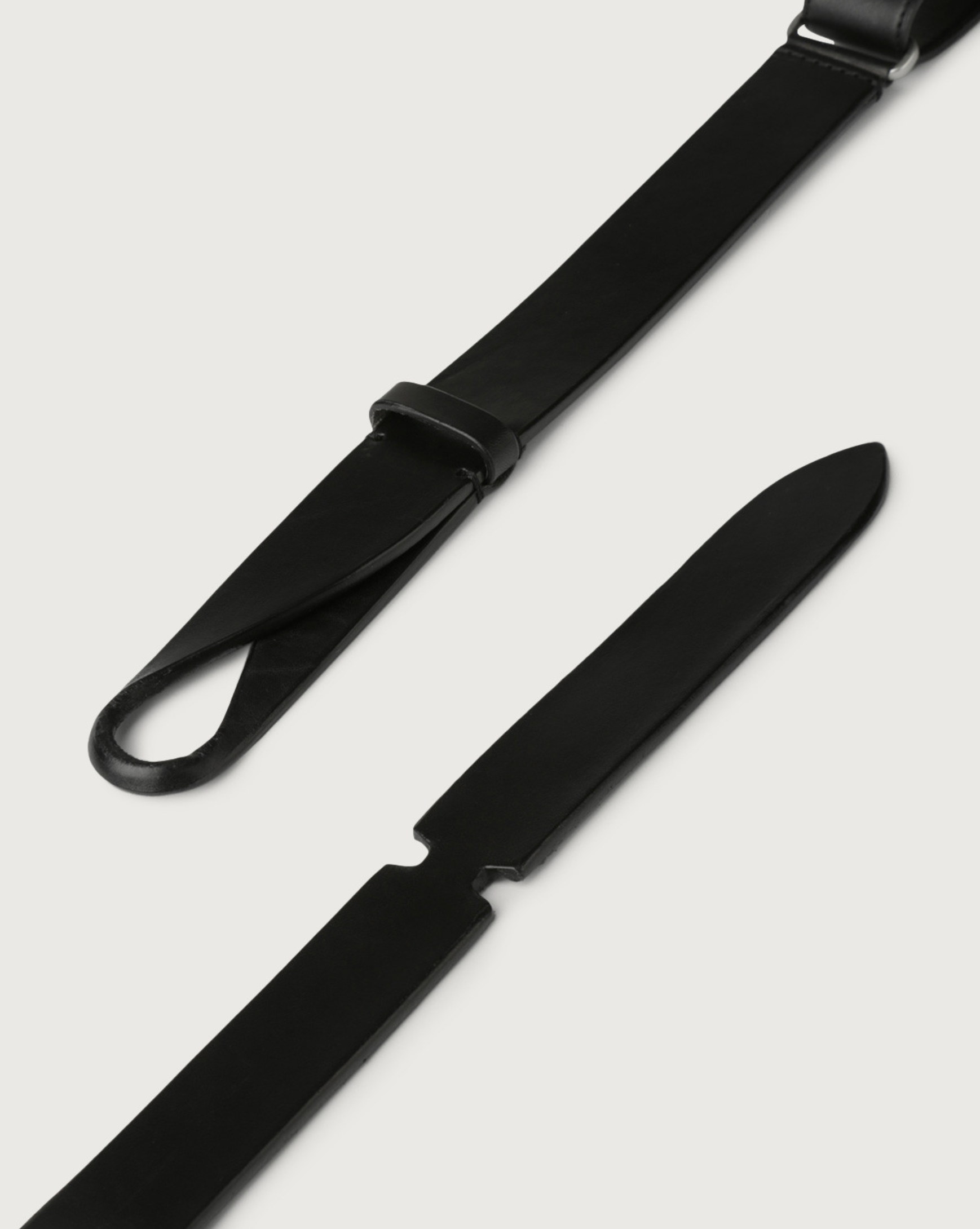 Cintura Nobuckle Orciani nero