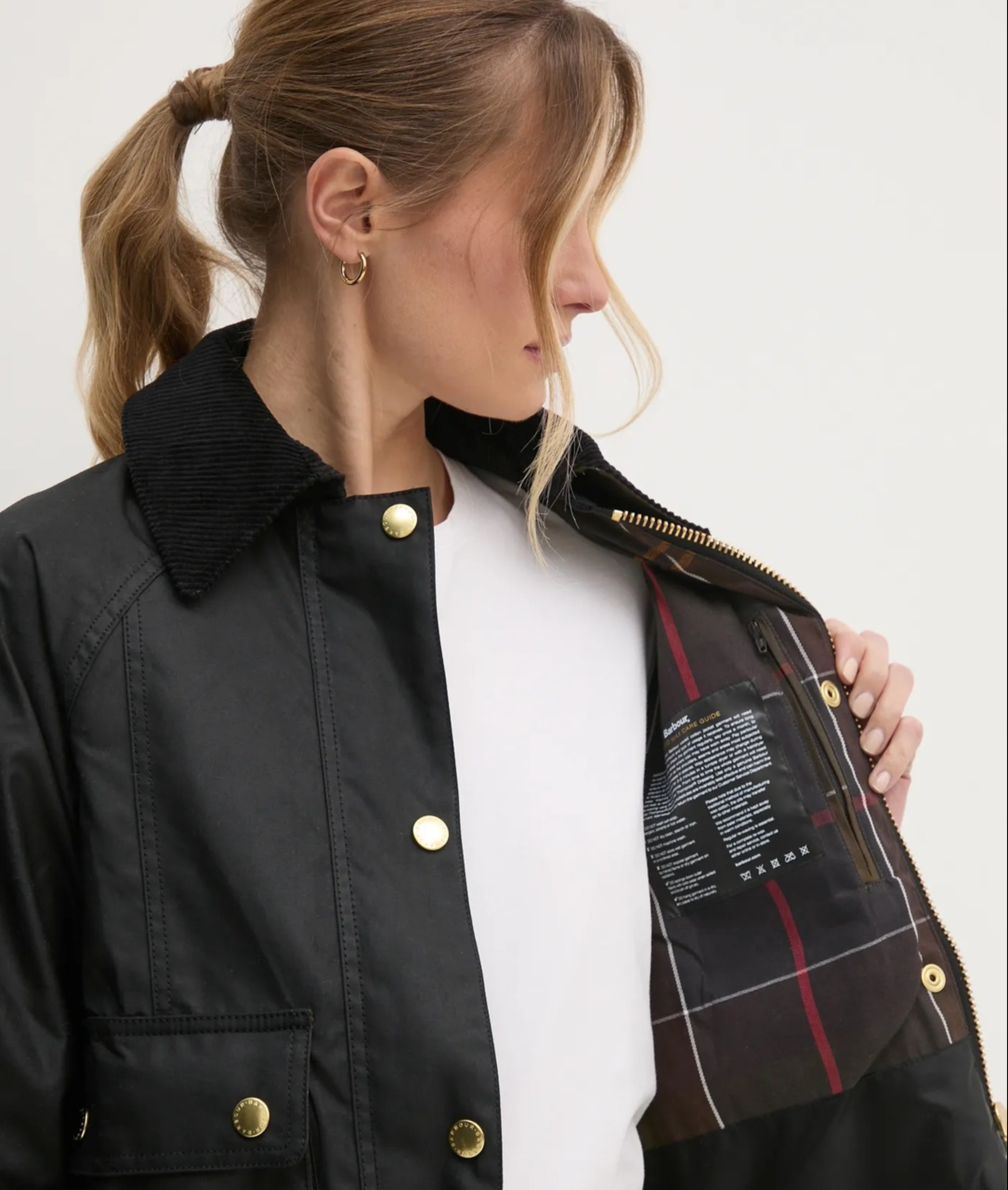 Giacca Cropped Beadnell Barbour