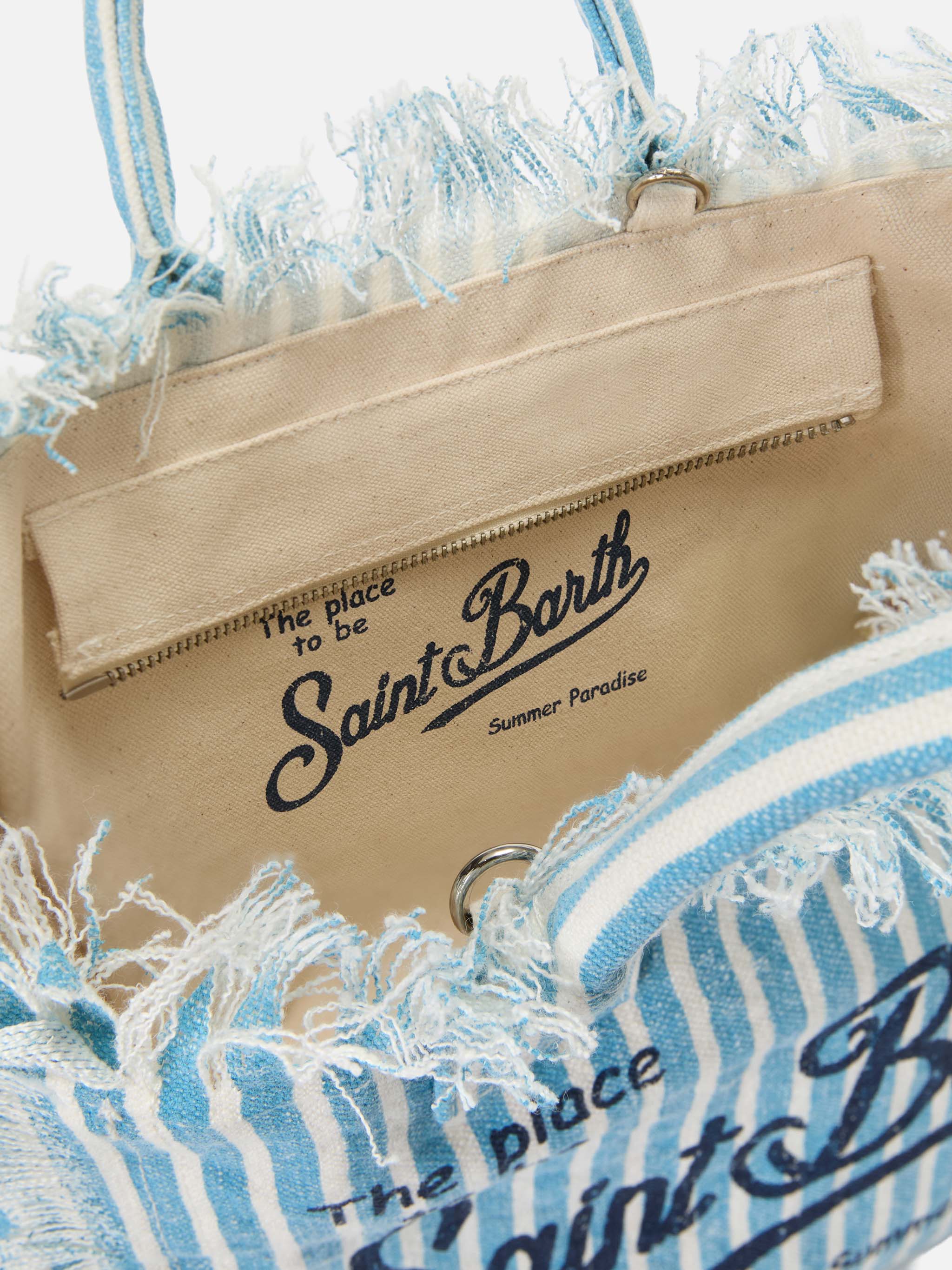Borsa Colette linen Saint Barth