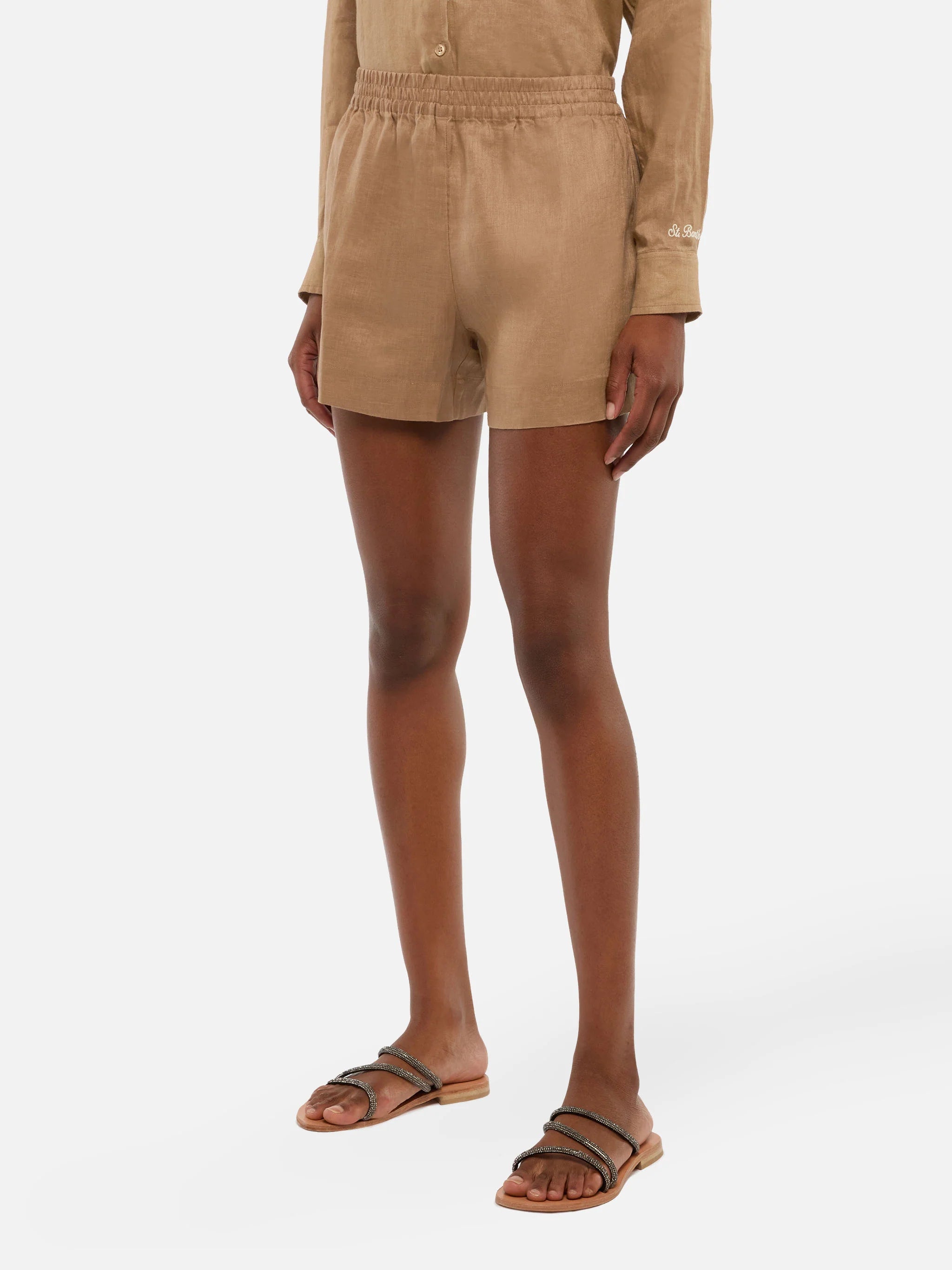 Shorts Pantaloncino in lino Saint Barth