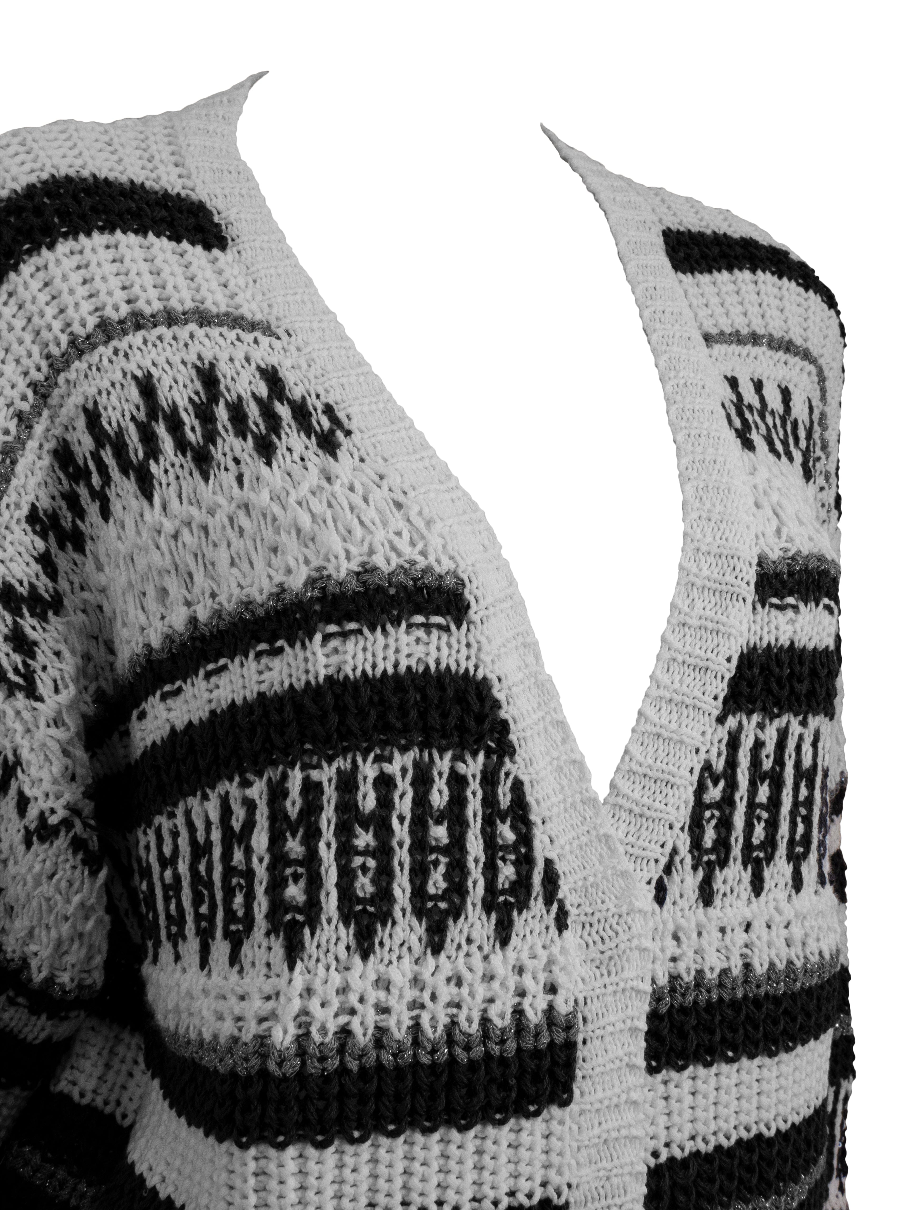 Maglia aperta in cotone Peserico
