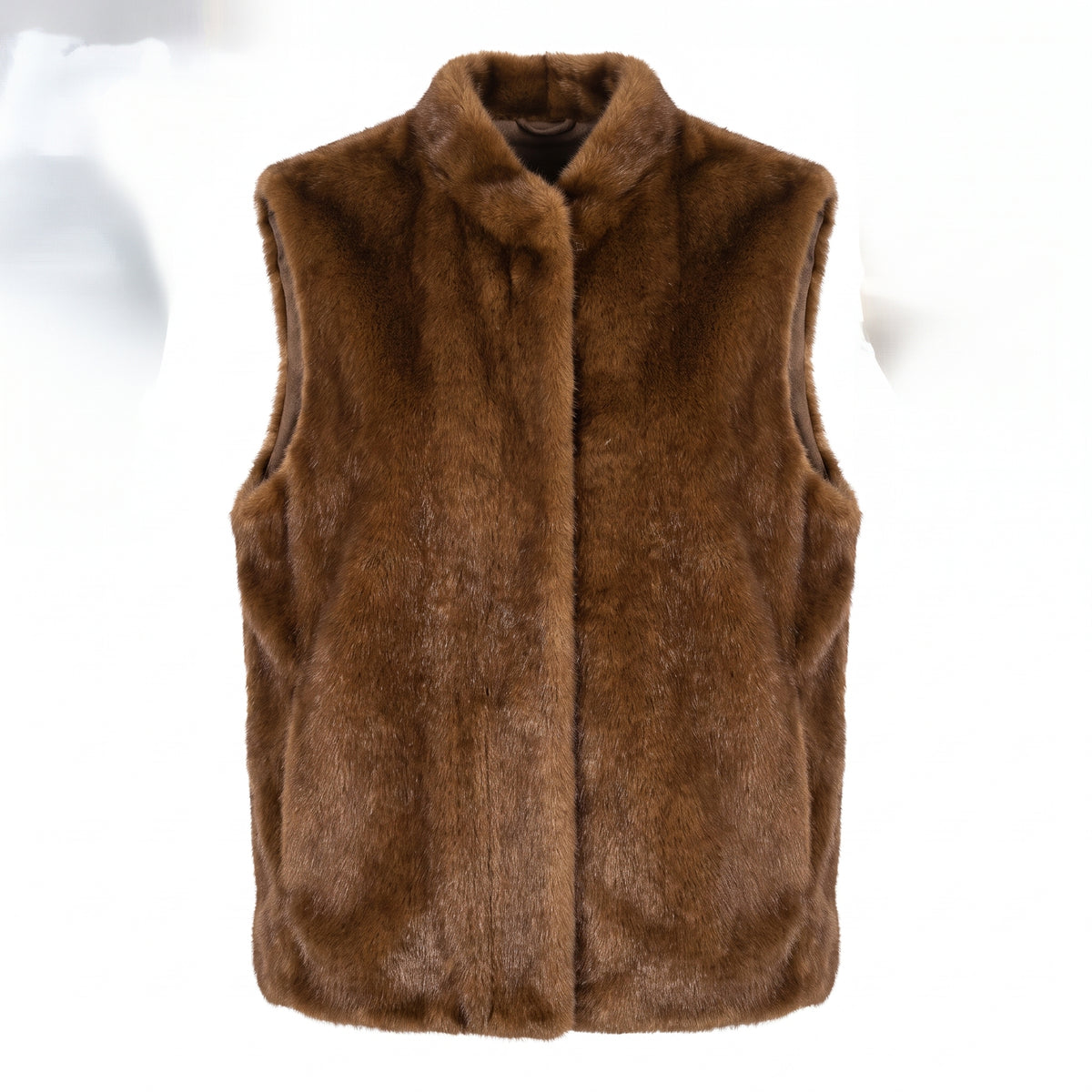 Gilet con spacchi ecopelliccia Zoe Paris