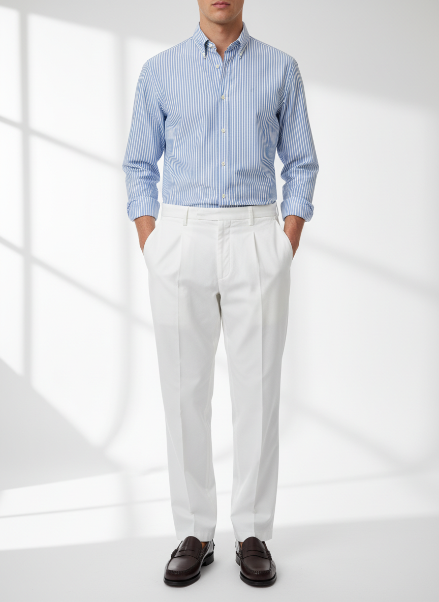 Pantalone cotone estivo Briglia