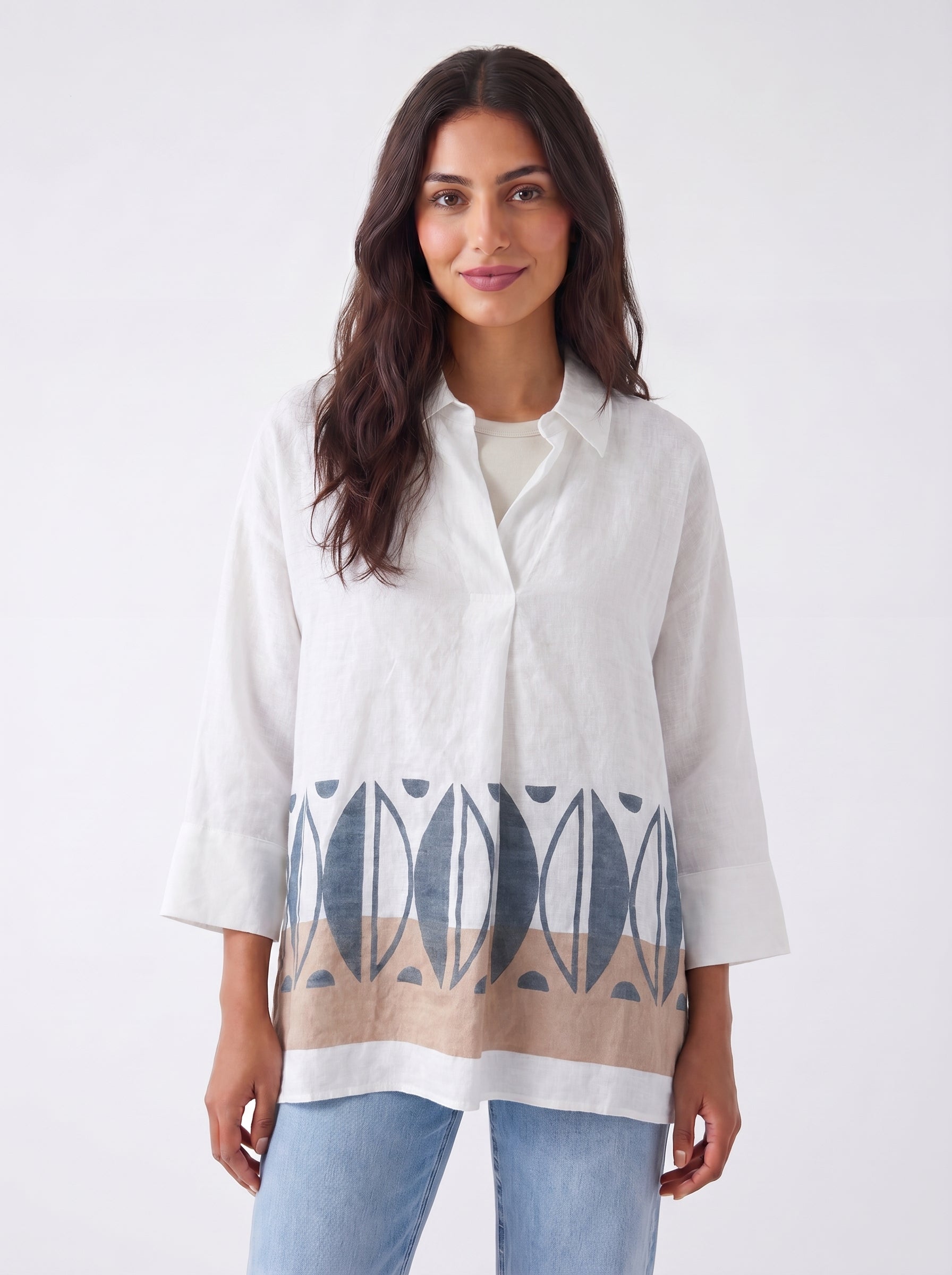 Camicia lino Trame Auree