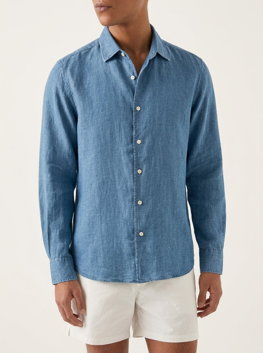Camicia lino Saint Barth