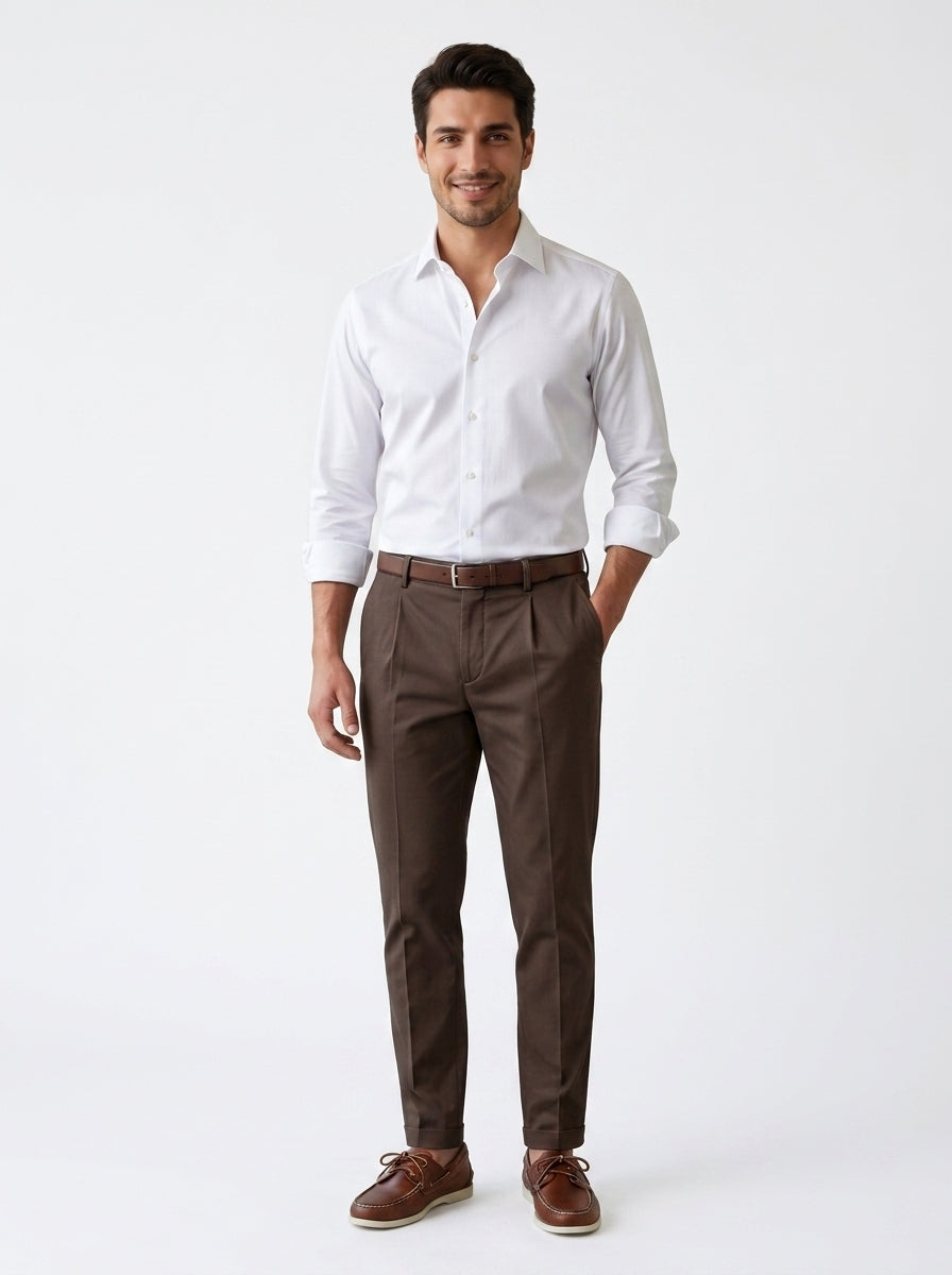 Pantalone marrone Briglia