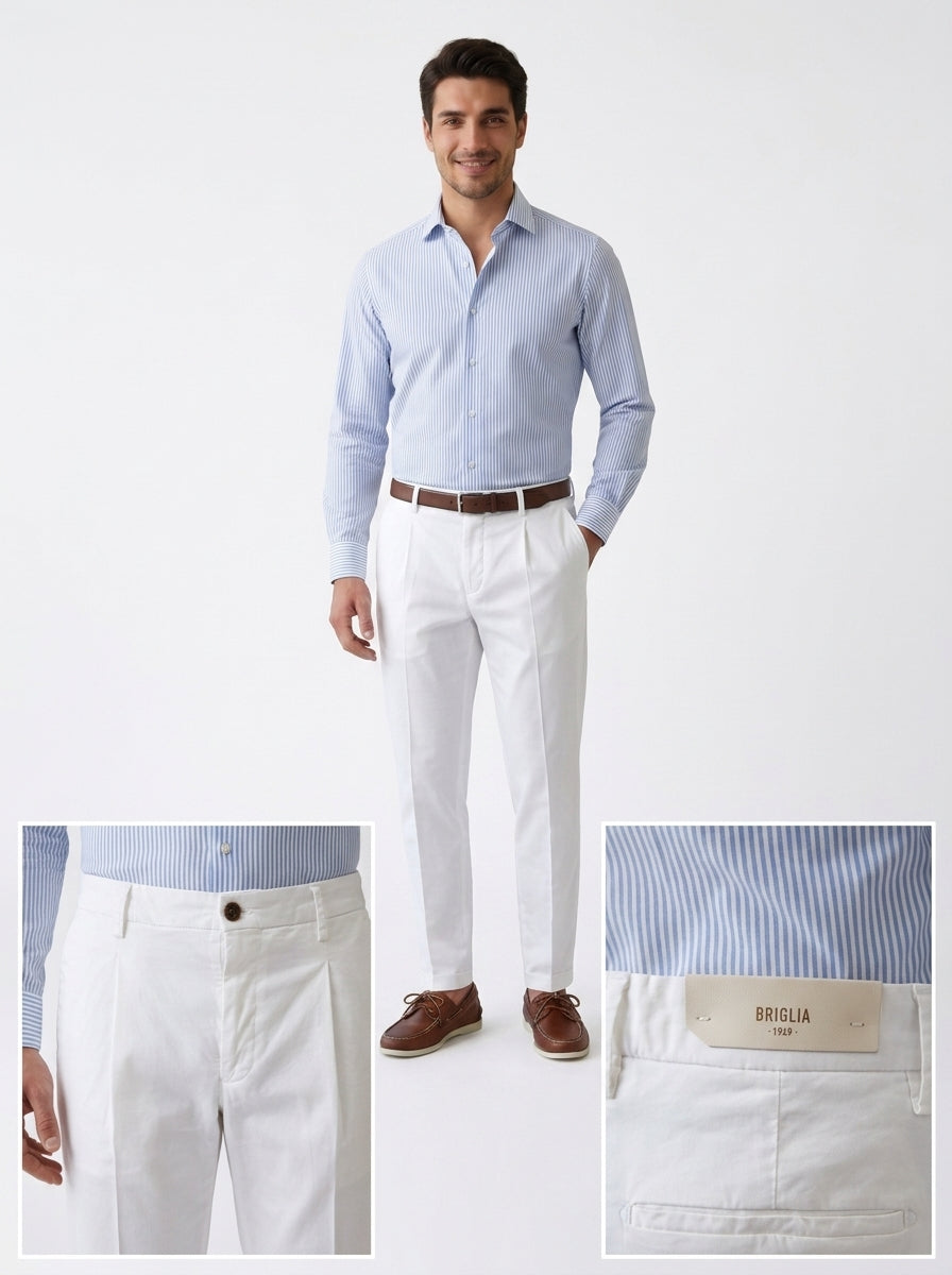 Pantalone cotone estivo Briglia