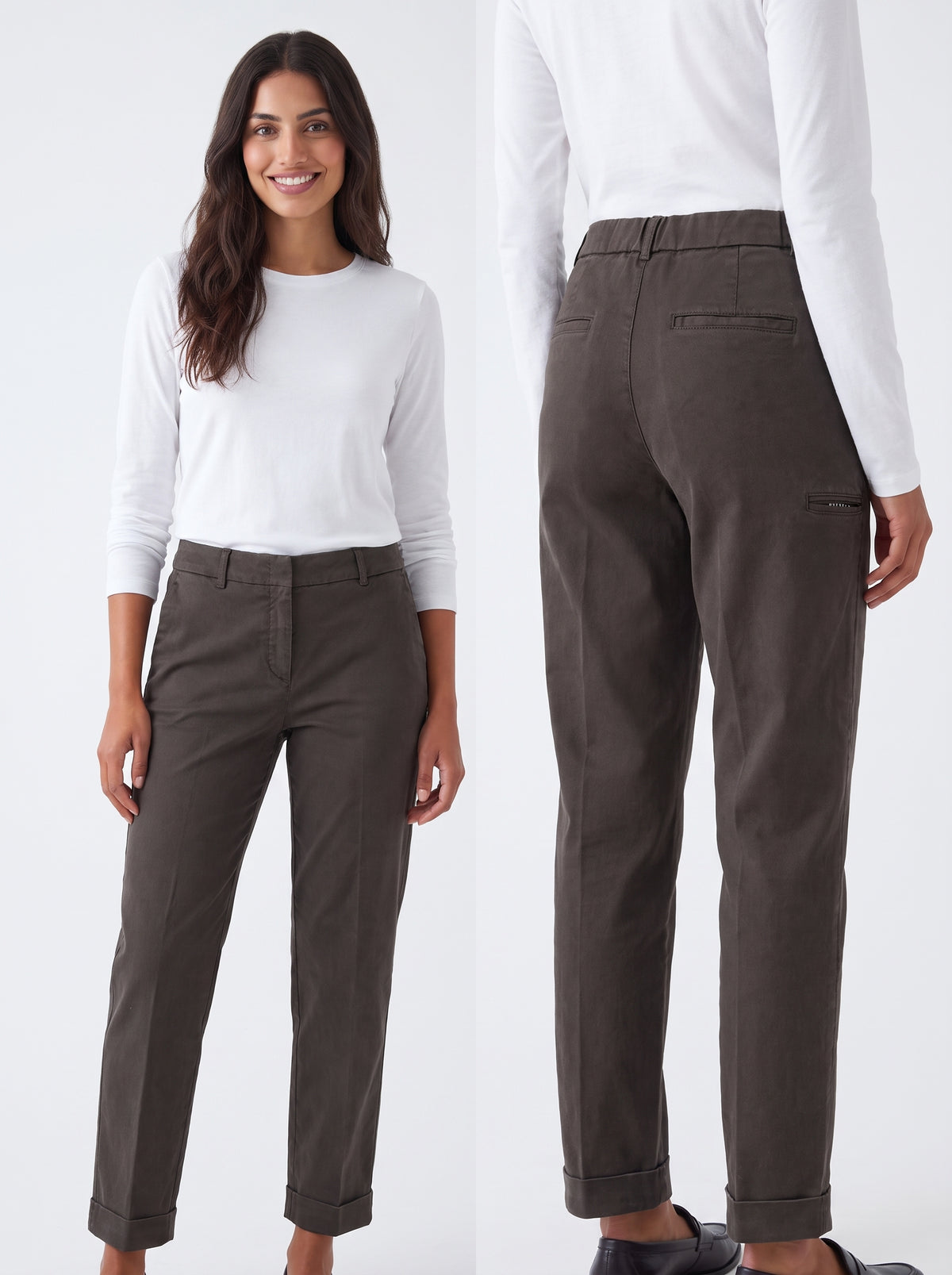 Pantalone gabardina di cotone Peserico