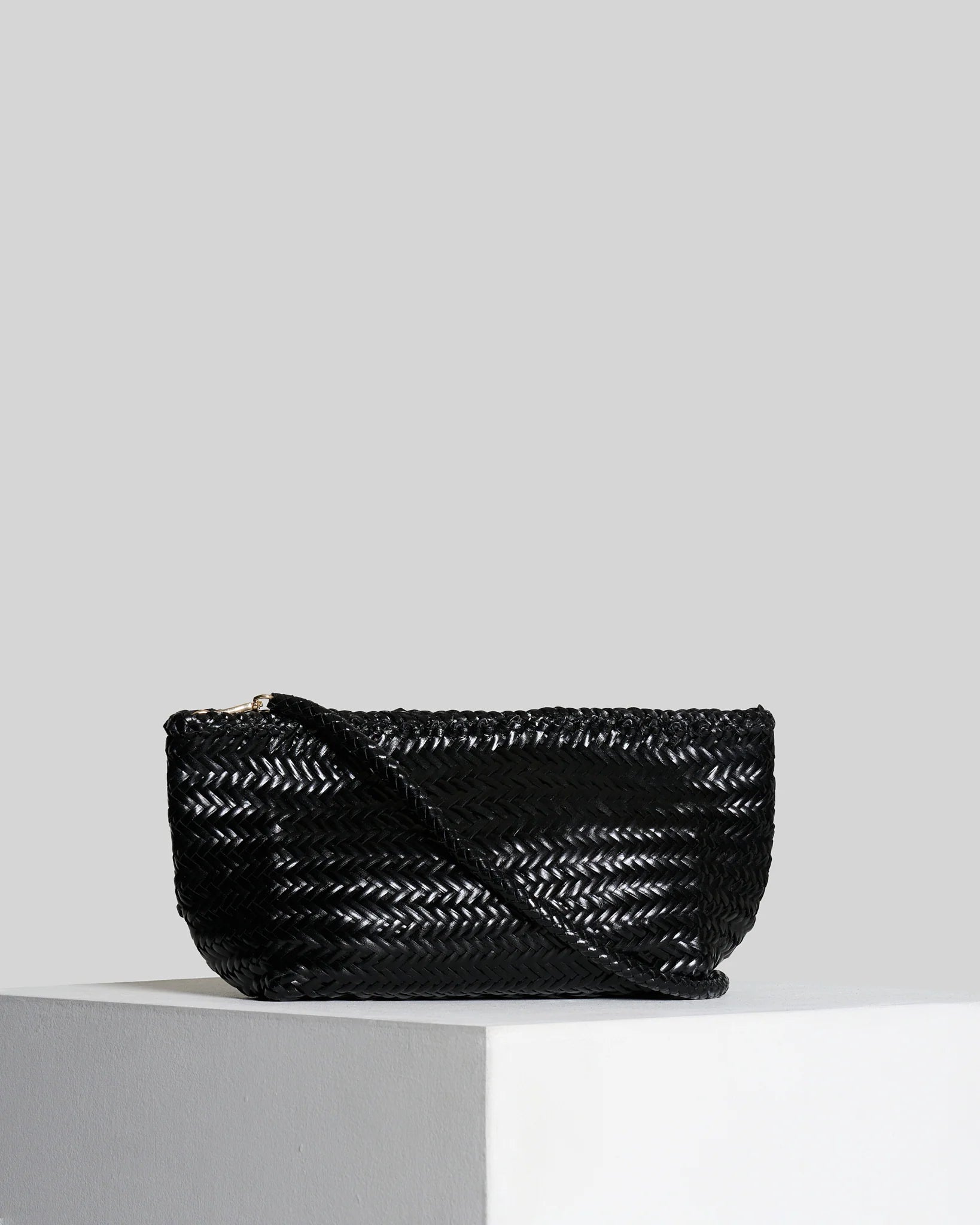 Borsa in pelle intrecciata Vipera