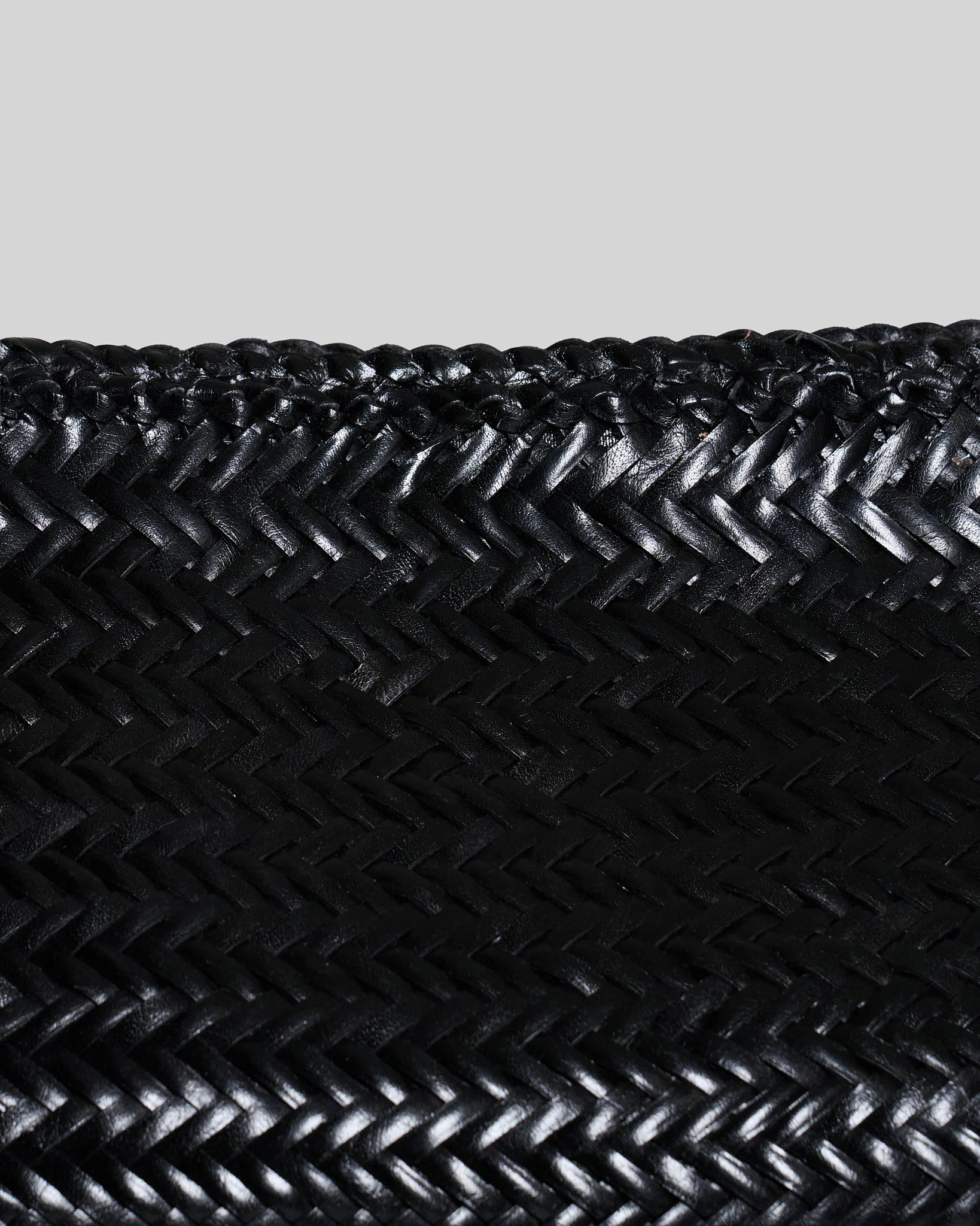 Borsa in pelle intrecciata Vipera