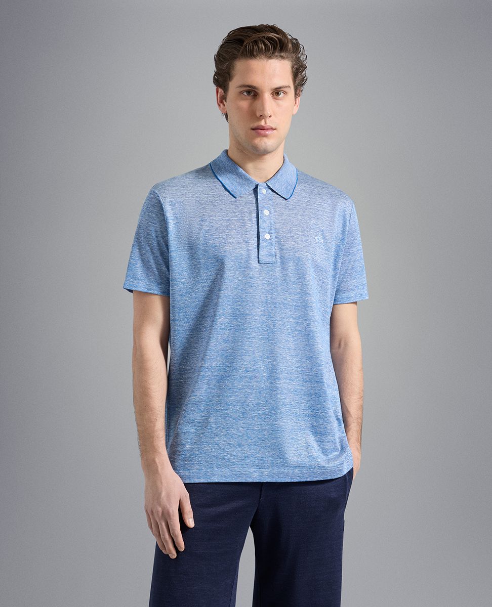Polo lino e cotone Paul&Shark