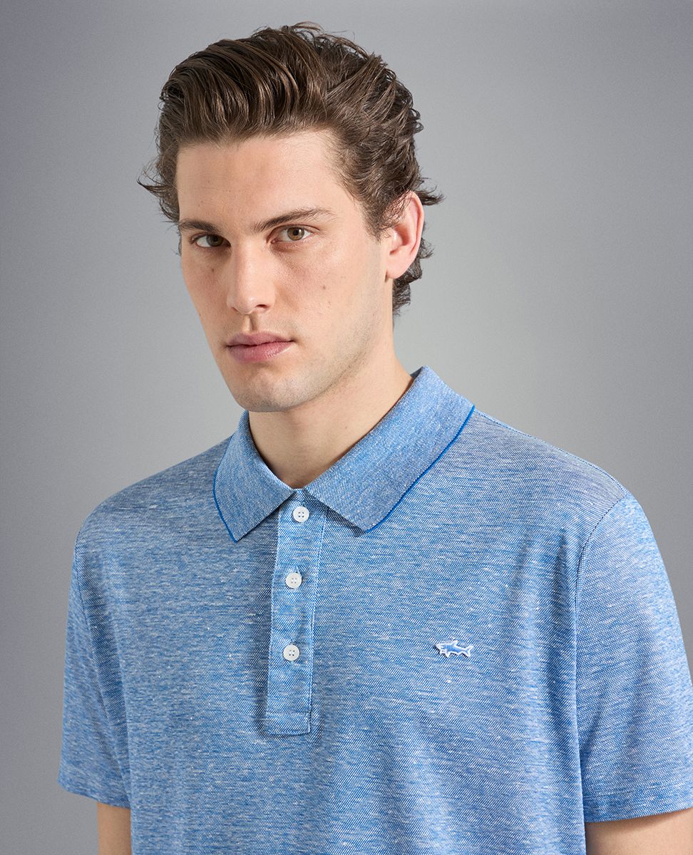 Polo lino e cotone Paul&Shark
