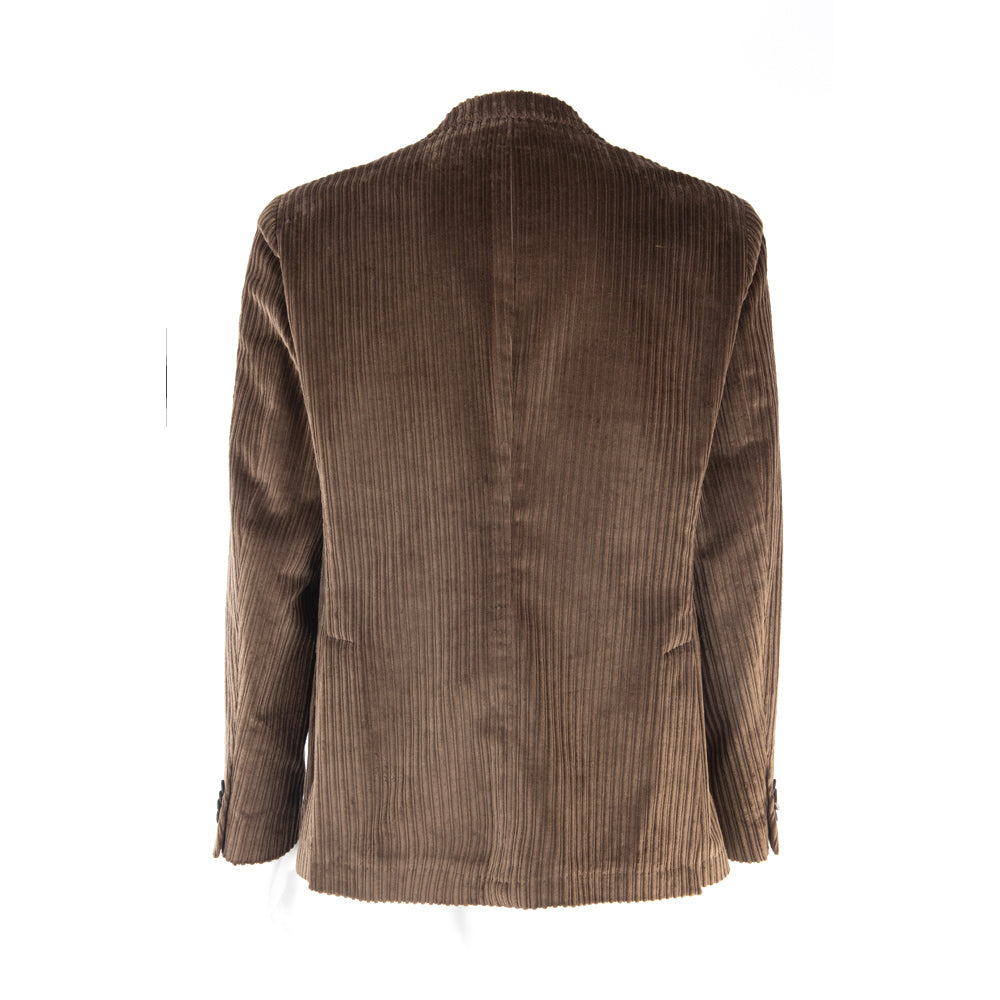 Giacca in velluto coste marrone Gabiati