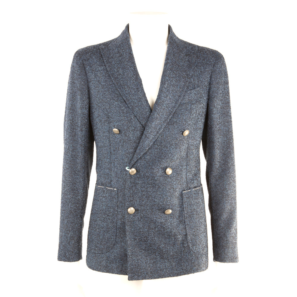 Giacca doppio petto blu Gabiati