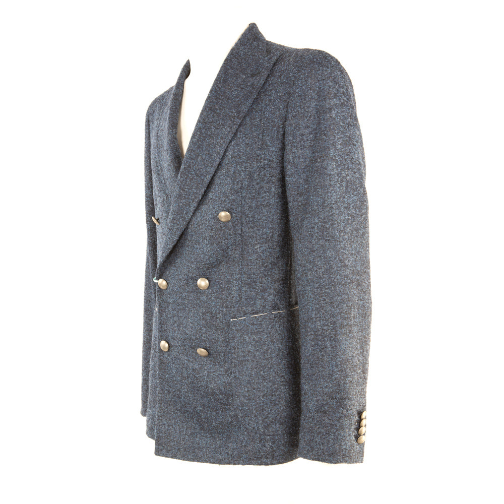 Giacca doppio petto blu Gabiati