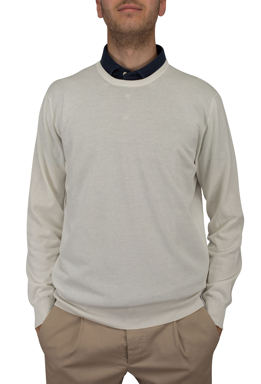 Maglia girocollo bianaca Suite16