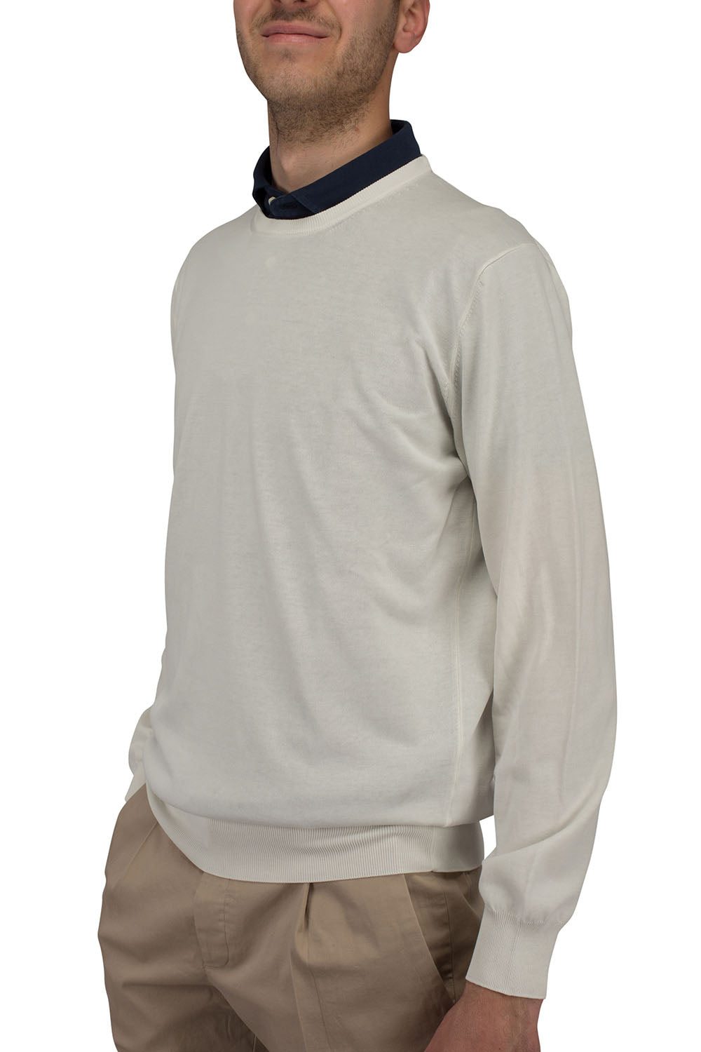 Maglia girocollo bianaca Suite16