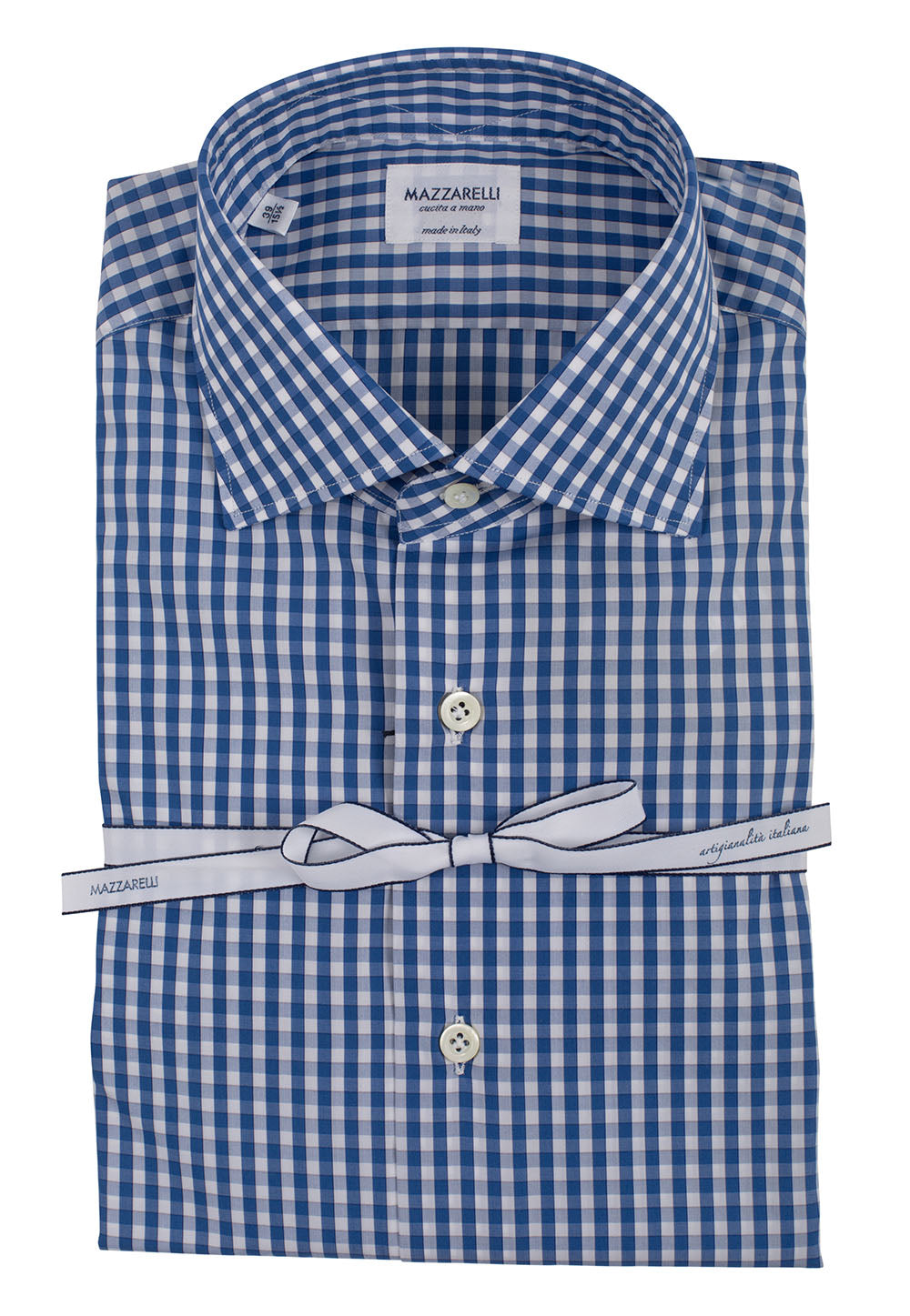 Camicia scacchettino Mazzarelli